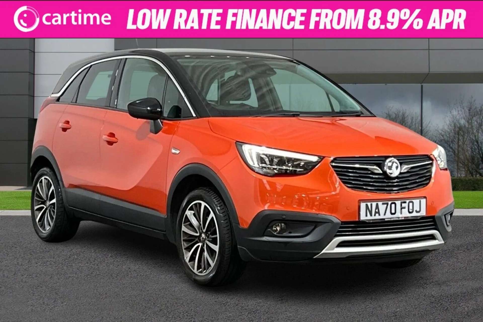 A 2020 VAUXHALL CROSSLAND X 1.2 ELITE NAV 5d 129 BHP 7in Touchscreen, Apple CarPlay / Android Auto, Six Speakers, Rear Parking Sensors, 17in Alloy Wheels Power Orange, 17in Alloy A 2020 VAUXHALL CROSSLAND X 1.2 ELITE NAV 5d 129 BHP 7in Touchscreen, Apple CarPlay / Android Auto, Six Speakers, Rear Parking Sensors, 17in Alloy Wheels Power Orange, 17in Alloy