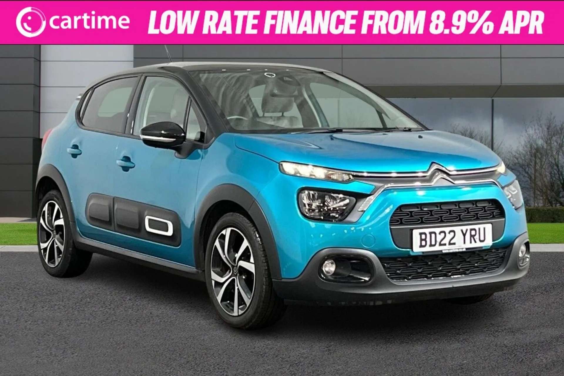 A 2022 CITROEN C3 1.2 PURETECH SHINE PLUS S/S 5d 82 BHP Touchscreen, Apple CarPlay / Android Auto, Reverse Camera, Bluetooth, DAB - Digital Radio Spring Blue, 17-inch A A 2022 CITROEN C3 1.2 PURETECH SHINE PLUS S/S 5d 82 BHP Touchscreen, Apple CarPlay / Android Auto, Reverse Camera, Bluetooth, DAB - Digital Radio Spring Blue, 17-inch A