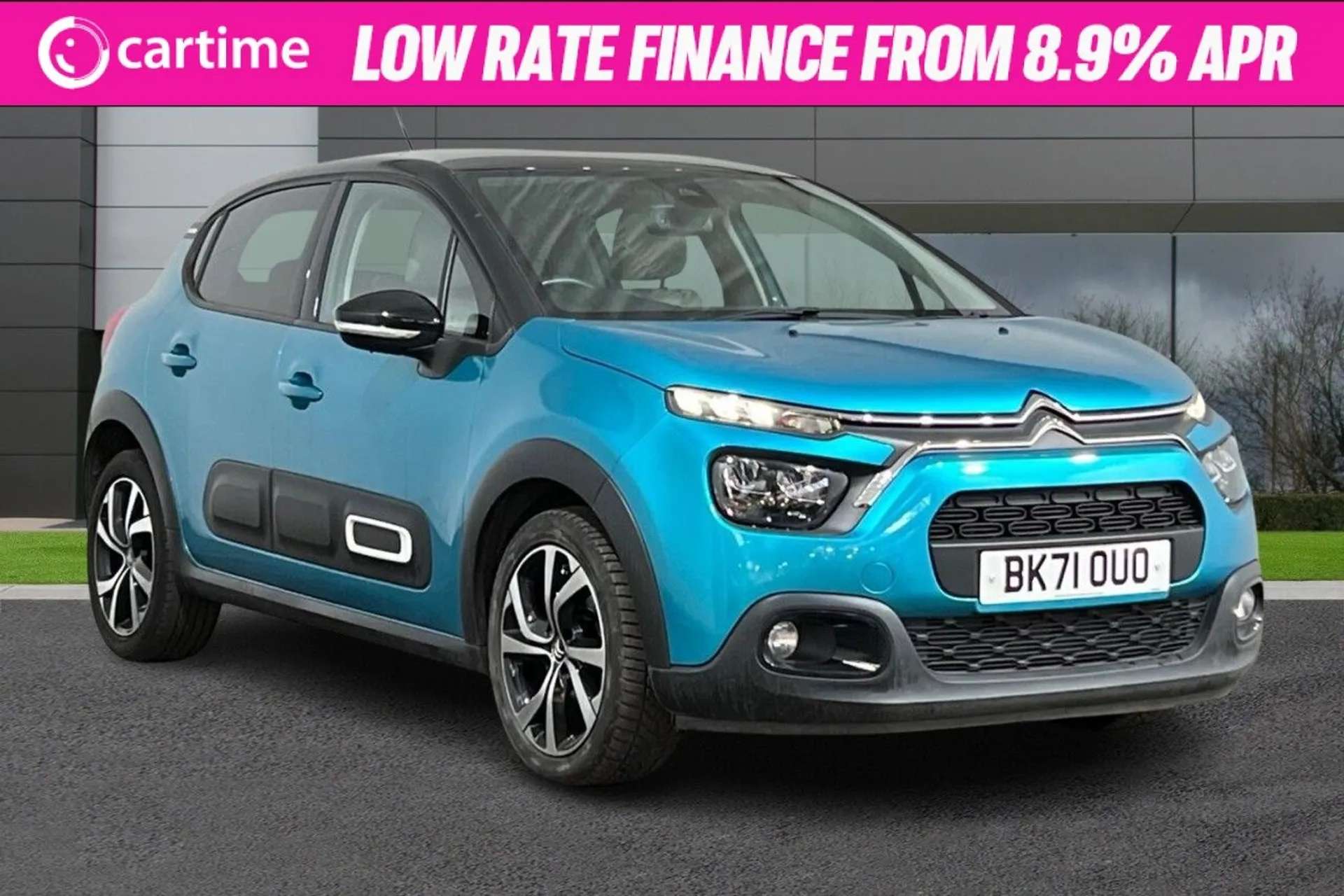 A 2021 CITROEN C3 1.2 PURETECH SHINE PLUS S/S 5d 82 BHP Touchscreen, Apple CarPlay, Reverse Camera, 17in Alloy Wheels, Cruise Control Spring Blue, 17-inch Alloy Wheels A 2021 CITROEN C3 1.2 PURETECH SHINE PLUS S/S 5d 82 BHP Touchscreen, Apple CarPlay, Reverse Camera, 17in Alloy Wheels, Cruise Control Spring Blue, 17-inch Alloy Wheels