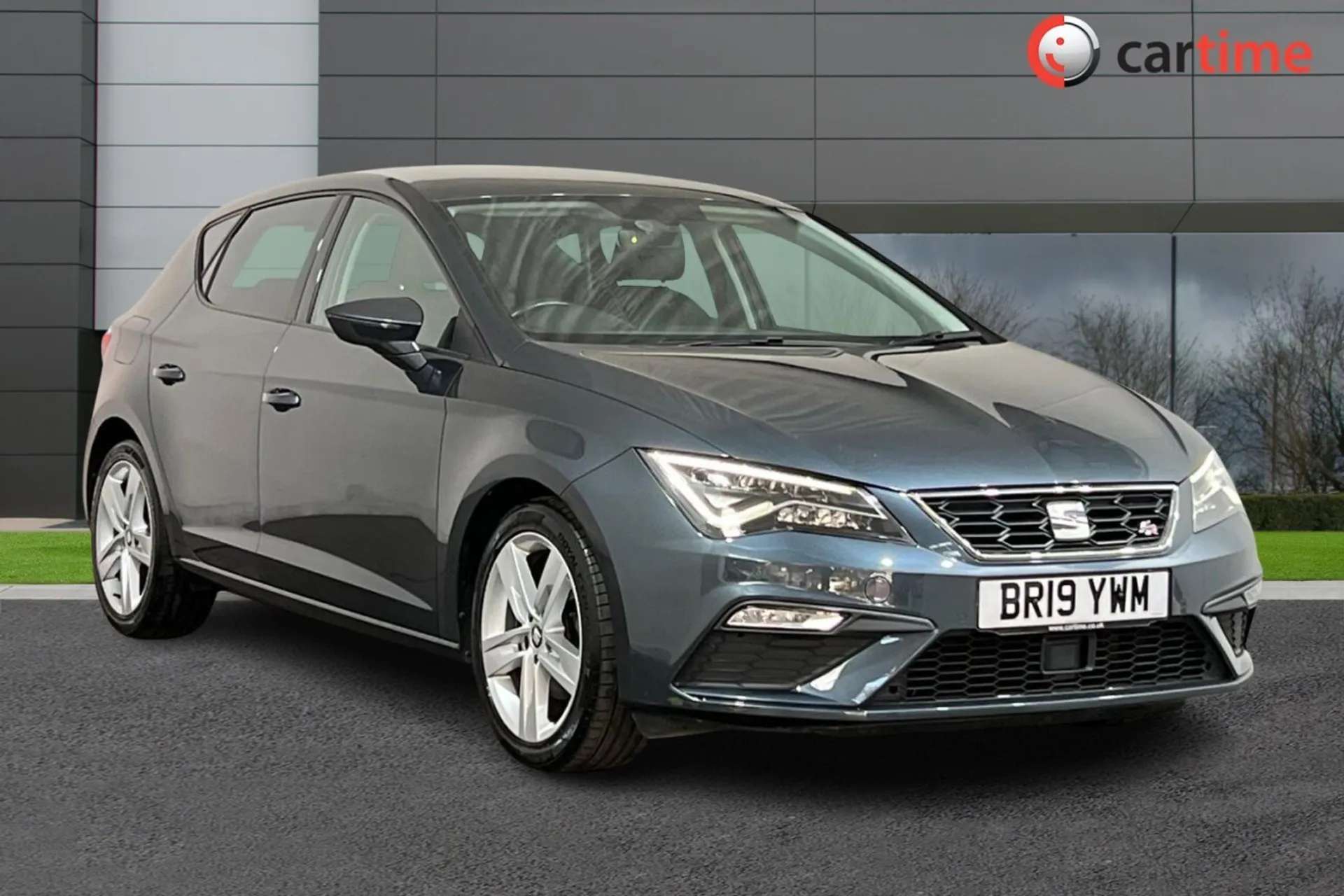 A 2019 SEAT LEON 1.5 TSI EVO FR 5d 129 BHP Apple CarPlay/Android Auto, Parking Sensors, Cruise Control, LED Headlights, Satellite Navigation Magnetic Grey, 17-Inch All A 2019 SEAT LEON 1.5 TSI EVO FR 5d 129 BHP Apple CarPlay/Android Auto, Parking Sensors, Cruise Control, LED Headlights, Satellite Navigation Magnetic Grey, 17-Inch All