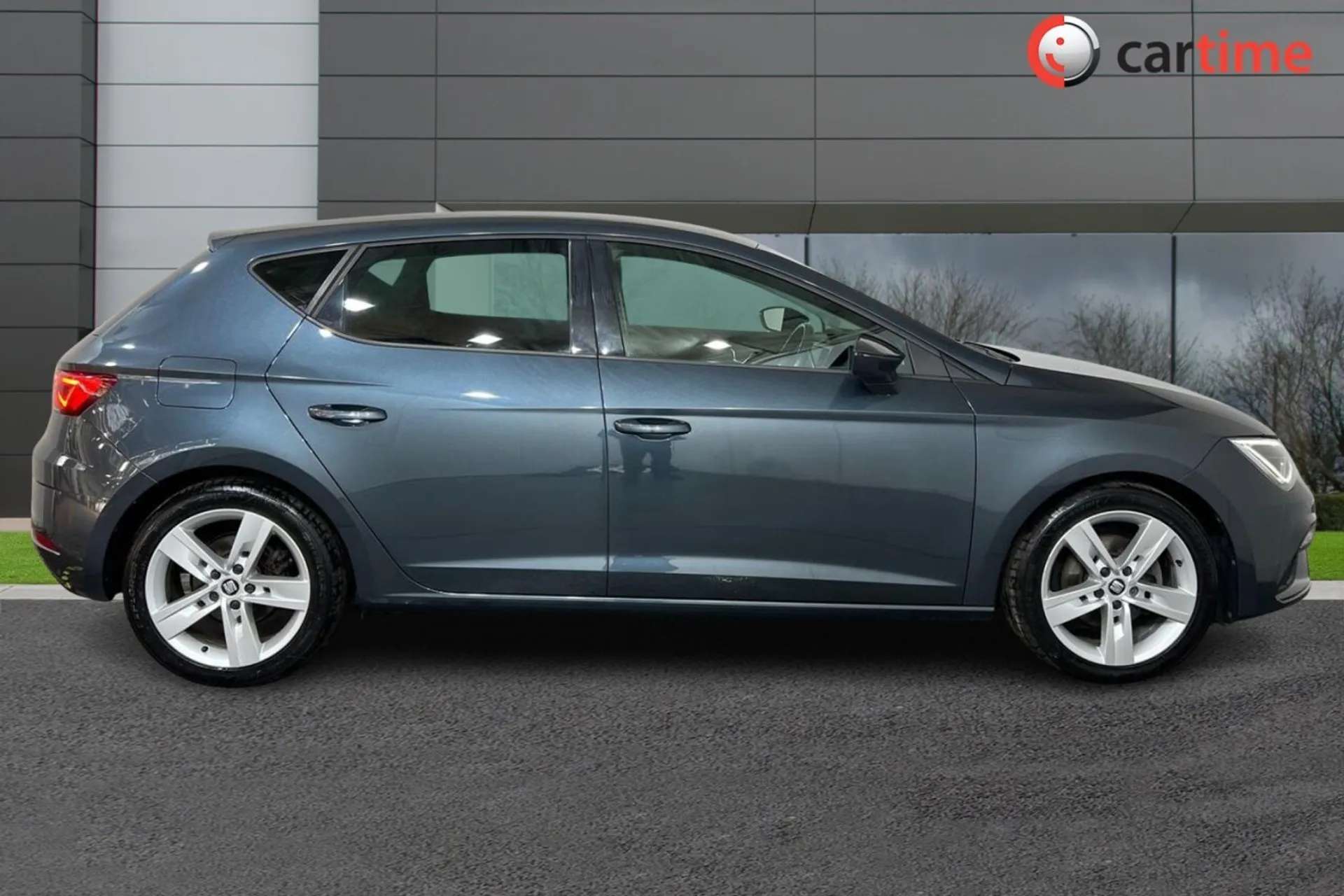 A 2019 SEAT LEON 1.5 TSI EVO FR 5d 129 BHP Apple CarPlay/Android Auto, Parking Sensors, Cruise Control, LED Headlights, Satellite Navigation Magnetic Grey, 17-Inch All A 2019 SEAT LEON 1.5 TSI EVO FR 5d 129 BHP Apple CarPlay/Android Auto, Parking Sensors, Cruise Control, LED Headlights, Satellite Navigation Magnetic Grey, 17-Inch All
