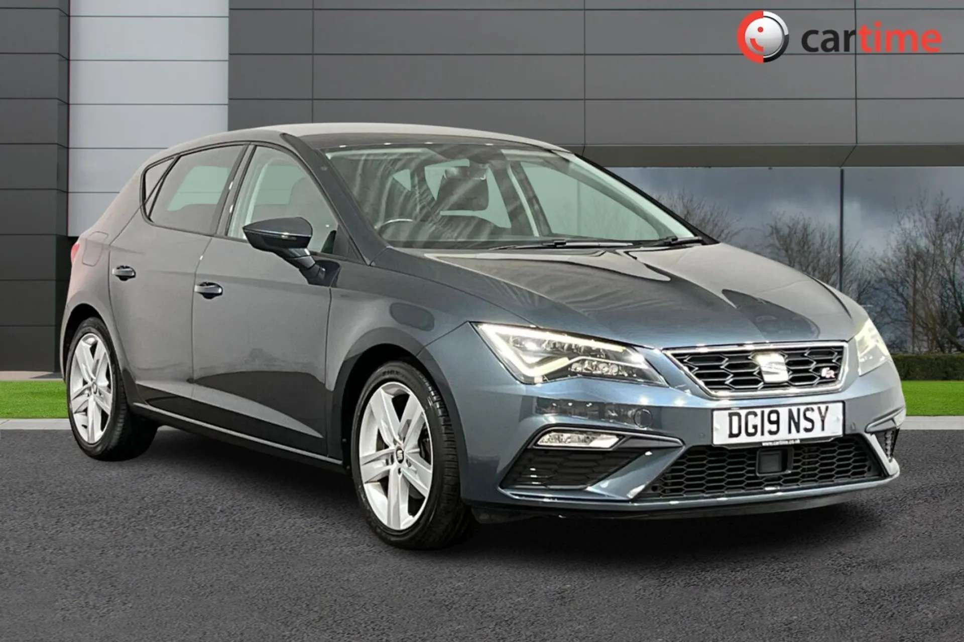 A 2019 SEAT LEON 2.0 TDI FR 5d 148 BHP 8in Touchscreen, Apple CarPlay / Android Auto, Park Sensors, DAB / Bluetooth, Air Conditioning Magnetic Grey, 17-Inch Alloy Whee A 2019 SEAT LEON 2.0 TDI FR 5d 148 BHP 8in Touchscreen, Apple CarPlay / Android Auto, Park Sensors, DAB / Bluetooth, Air Conditioning Magnetic Grey, 17-Inch Alloy Whee