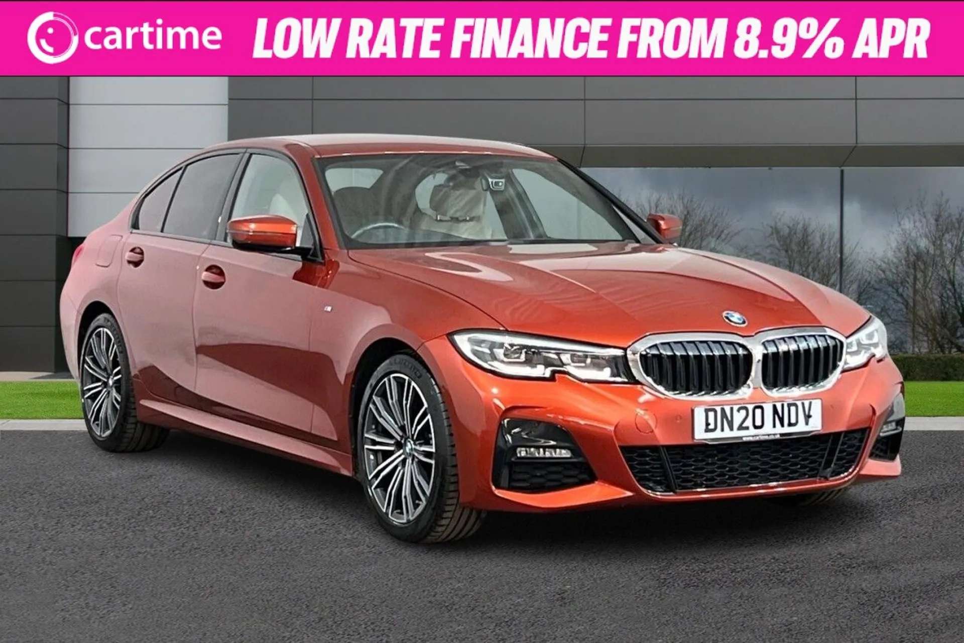 A 2020 BMW 3 SERIES 2.0 320D XDRIVE M SPORT 4d 188 BHP Reverse Camera, Heated Front Seats, Satellite Navigation, Parking Assistant, Digital Cockpit Sunset Orange, 18-Inch A 2020 BMW 3 SERIES 2.0 320D XDRIVE M SPORT 4d 188 BHP Reverse Camera, Heated Front Seats, Satellite Navigation, Parking Assistant, Digital Cockpit Sunset Orange, 18-Inch