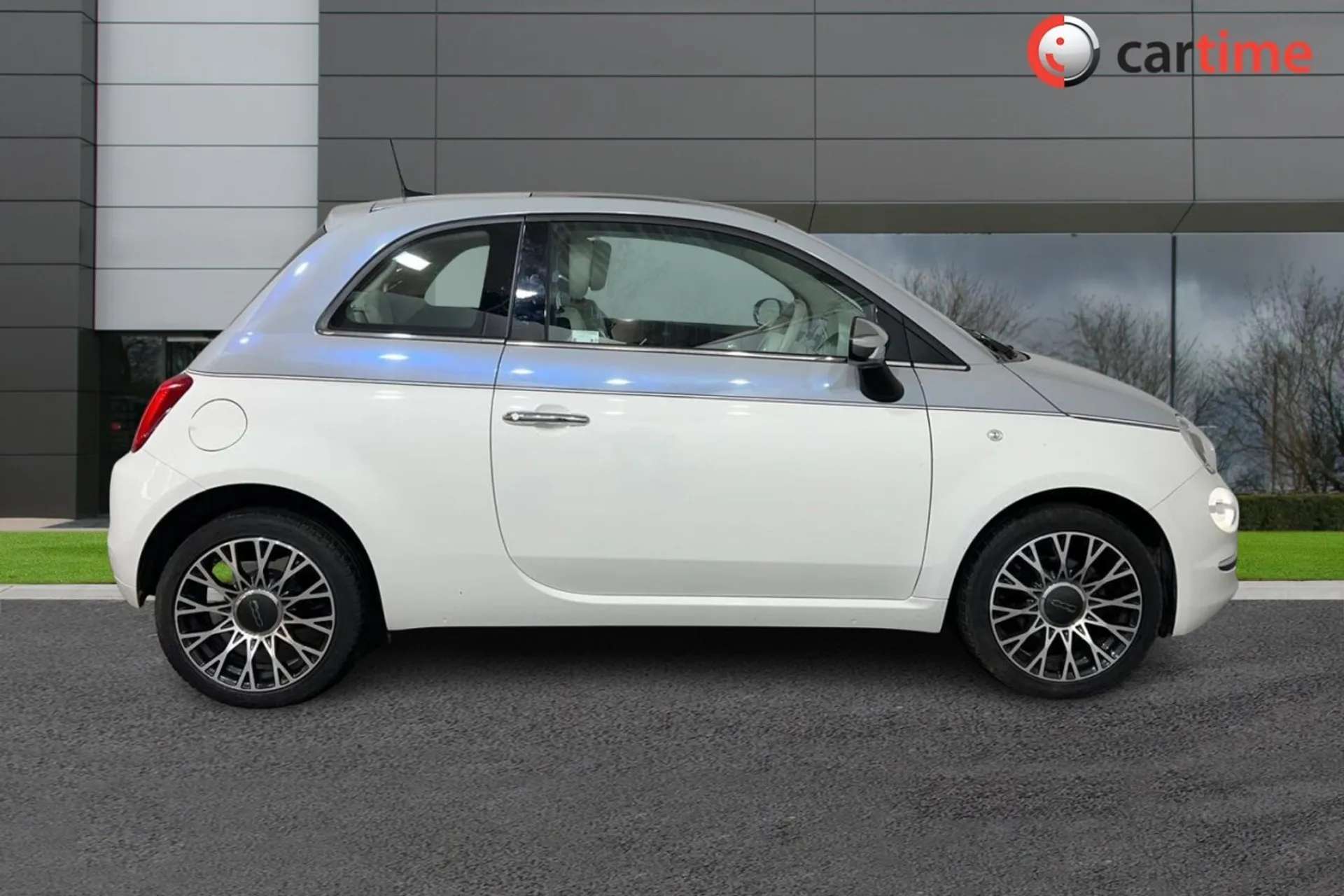 A 2019 FIAT 500 1.2 COLLEZIONE 3d 69 BHP 5in Touchscreen, Rear Parking Sensors, Cruise Control, AM/FM Radio, 16in Alloys Cortina Grey, 16-Inch Alloy Wheels A 2019 FIAT 500 1.2 COLLEZIONE 3d 69 BHP 5in Touchscreen, Rear Parking Sensors, Cruise Control, AM/FM Radio, 16in Alloys Cortina Grey, 16-Inch Alloy Wheels