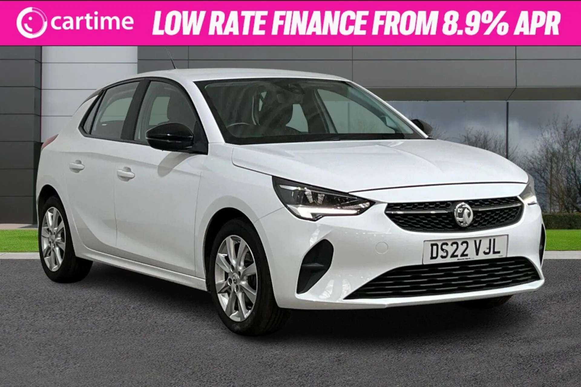 A 2022 VAUXHALL CORSA 1.2 SE EDITION 5d 74 BHP Comfort Front Seats, Cruise Control, LED Headlights, Air Conditioning, High Beam Assist Jade White, 16-Inch Alloy Wheels A 2022 VAUXHALL CORSA 1.2 SE EDITION 5d 74 BHP Comfort Front Seats, Cruise Control, LED Headlights, Air Conditioning, High Beam Assist Jade White, 16-Inch Alloy Wheels