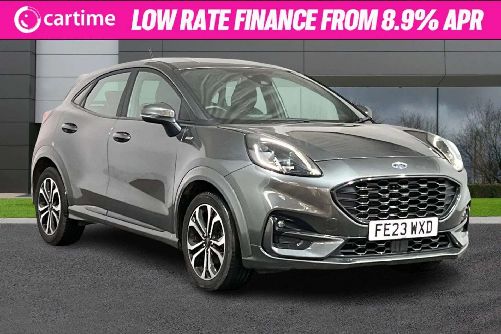 A 2023 FORD PUMA 1.0 ST-LINE MHEV 5d 124 BHP Ford SYNC3 DAB/Nav System, Cruise Control, Heated Windscreen, Rear Parking Sensors, Air Conditioning Magnetic Grey, 17-Inc A 2023 FORD PUMA 1.0 ST-LINE MHEV 5d 124 BHP Ford SYNC3 DAB/Nav System, Cruise Control, Heated Windscreen, Rear Parking Sensors, Air Conditioning Magnetic Grey, 17-Inc