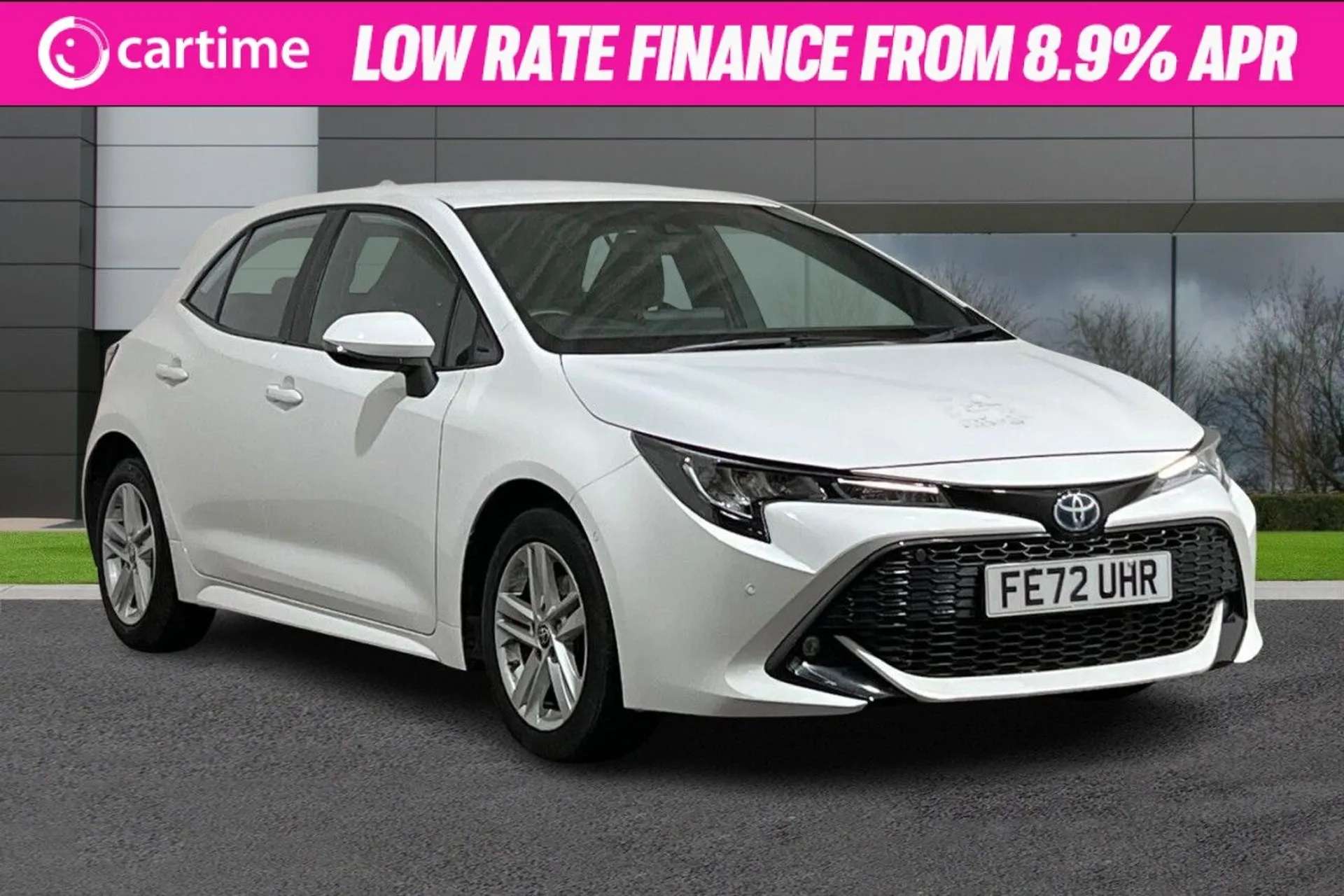 A 2022 TOYOTA COROLLA 1.8 ICON TECH 5d 121 BHP Heated Seats, 8-Inch Touchscreen, LED Headlights, DAB Radio/Bluetooth, Dual Climate Pure White, 16-Inch Alloy Wheels A 2022 TOYOTA COROLLA 1.8 ICON TECH 5d 121 BHP Heated Seats, 8-Inch Touchscreen, LED Headlights, DAB Radio/Bluetooth, Dual Climate Pure White, 16-Inch Alloy Wheels