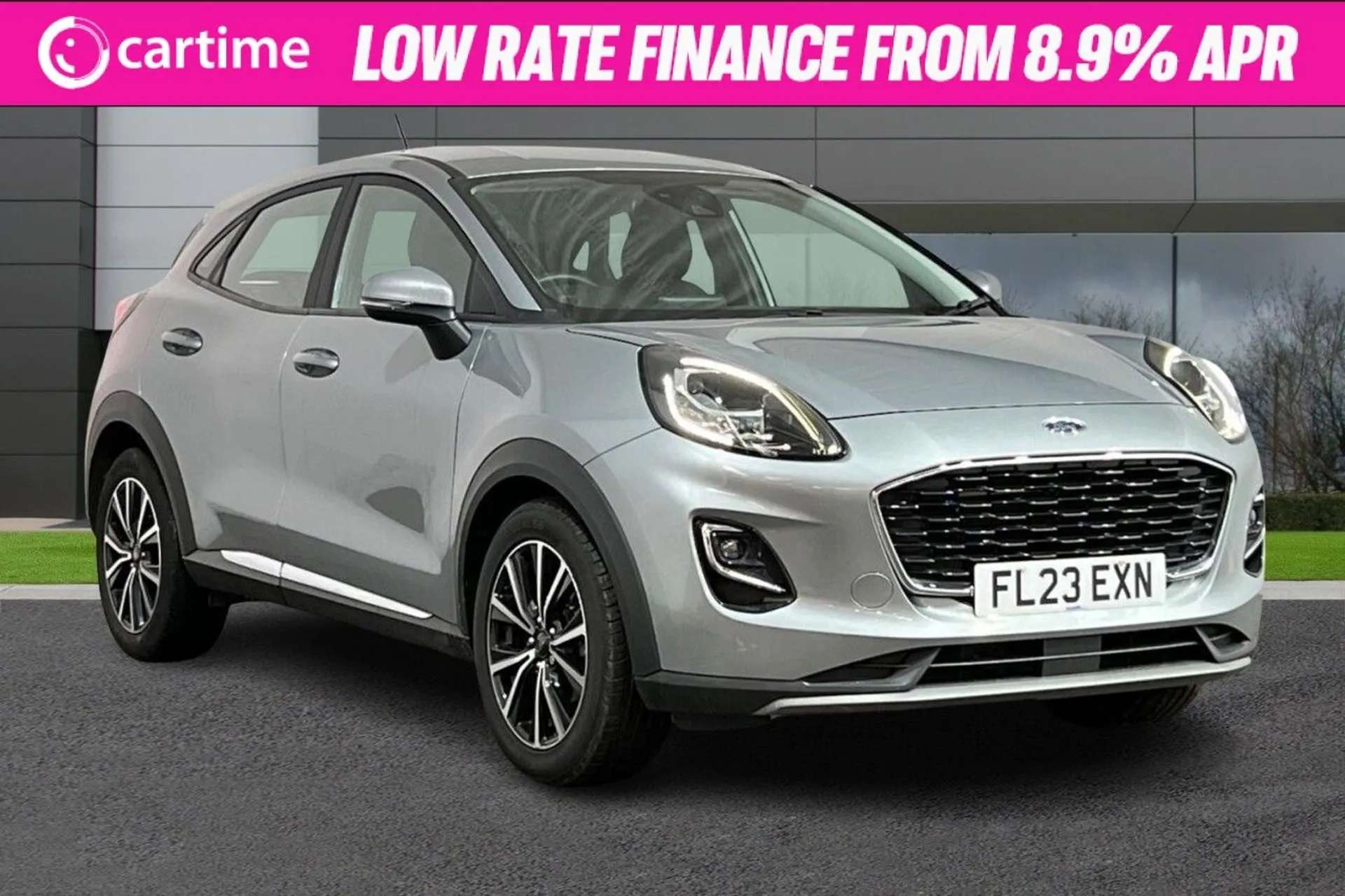 A 2023 FORD PUMA 1.0 TITANIUM MHEV 5d 124 BHP 8in Satellite Navigation, Apple CarPlay / Android Auto, Rear Park Sensors, DAB / Bluetooth, Air Conditioning Solar Silver A 2023 FORD PUMA 1.0 TITANIUM MHEV 5d 124 BHP 8in Satellite Navigation, Apple CarPlay / Android Auto, Rear Park Sensors, DAB / Bluetooth, Air Conditioning Solar Silver
