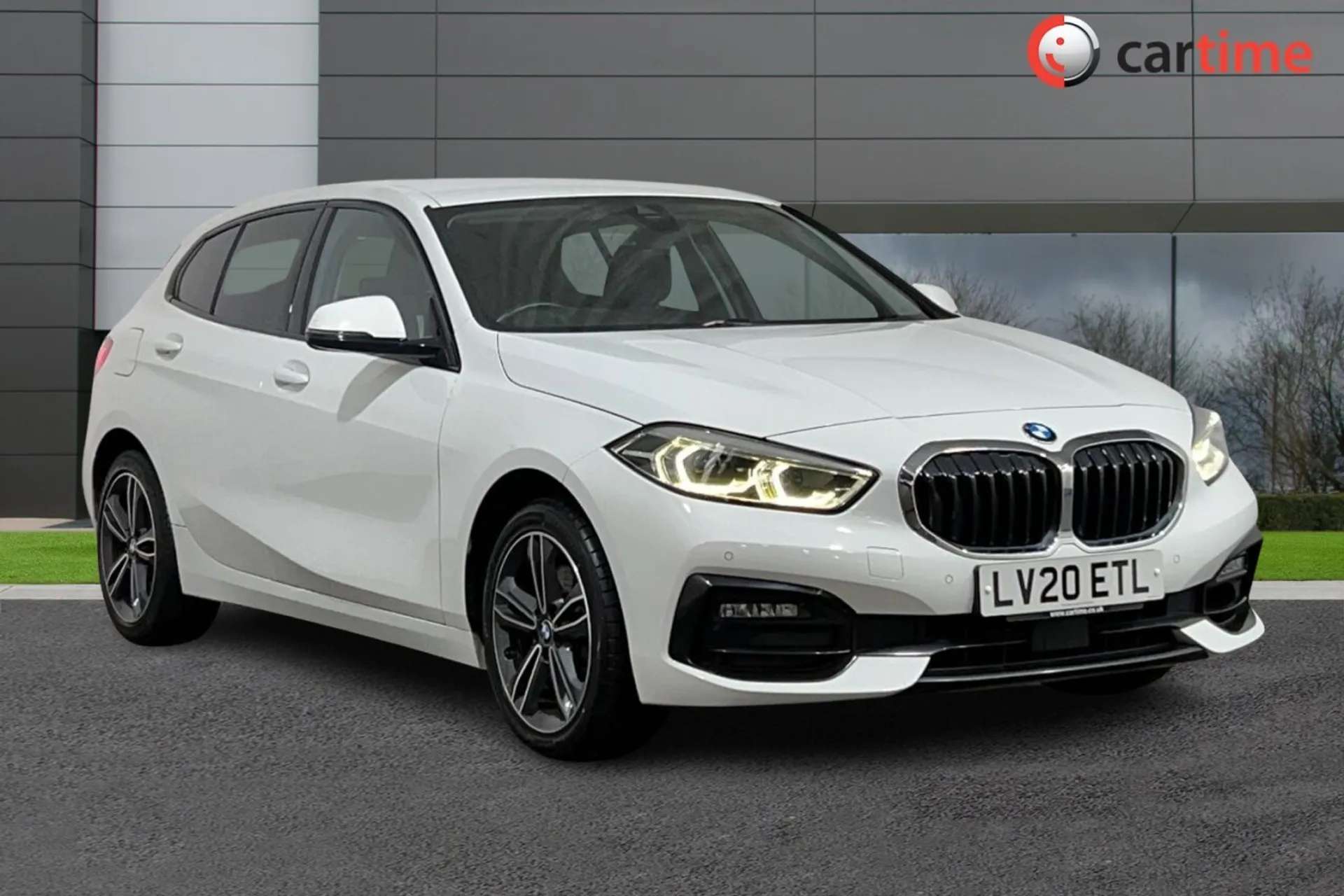 A 0 BMW 1 SERIES 1.5 118I SPORT 5d 139 BHP LED Headlights, Parking Sensors, Bluetooth, DAB Radio, Satellite Navigation Alpine White, 17-Inch Alloy Wheels A 0 BMW 1 SERIES 1.5 118I SPORT 5d 139 BHP LED Headlights, Parking Sensors, Bluetooth, DAB Radio, Satellite Navigation Alpine White, 17-Inch Alloy Wheels