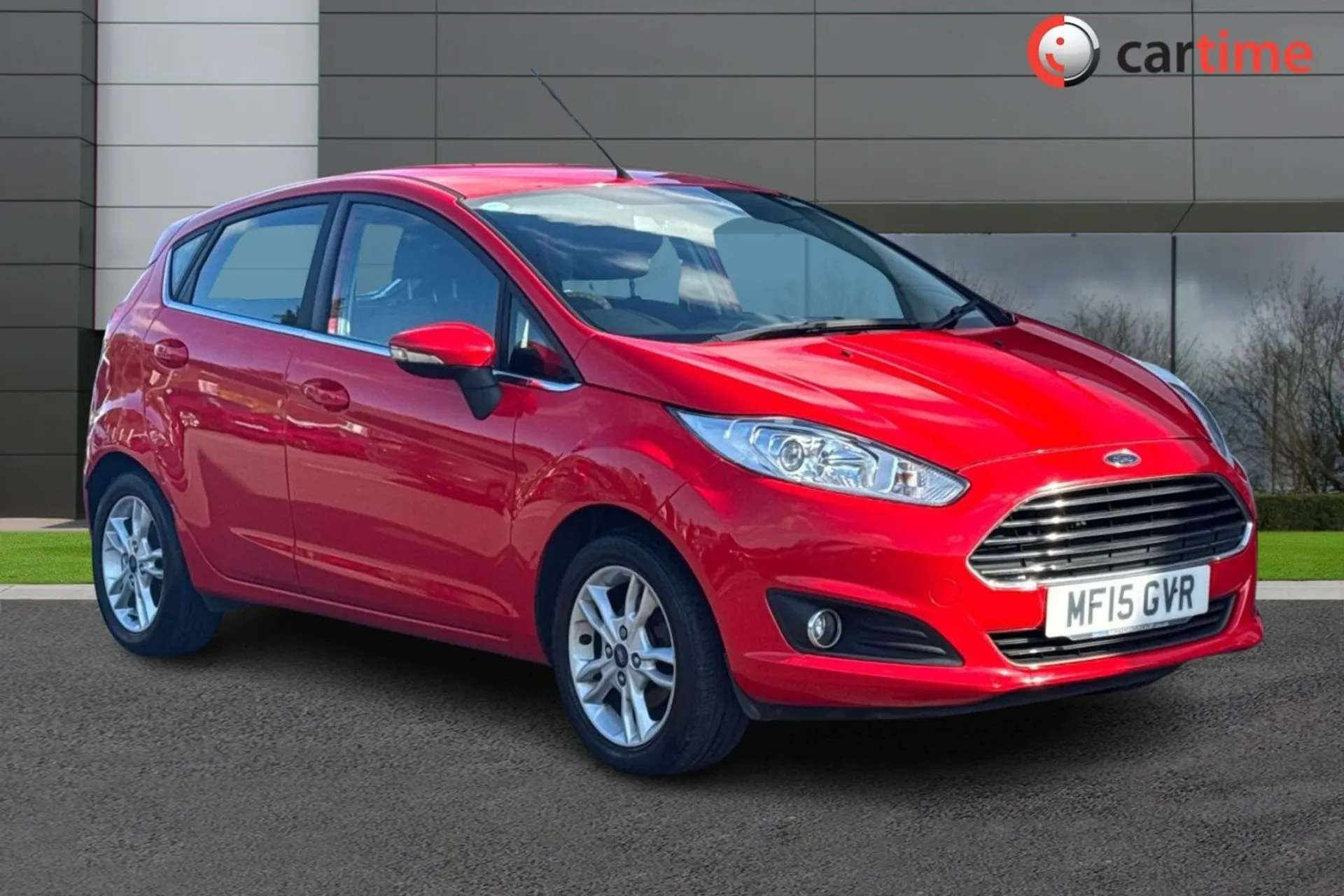 A 2015 FORD FIESTA 1.2 ZETEC 5d 81 BHP Privacy Glass, Heated Windscreen, Bluetooth Connectivity, Air Conditioning, 15in Alloys Race Red, 15-Inch Alloy Wheels A 2015 FORD FIESTA 1.2 ZETEC 5d 81 BHP Privacy Glass, Heated Windscreen, Bluetooth Connectivity, Air Conditioning, 15in Alloys Race Red, 15-Inch Alloy Wheels
