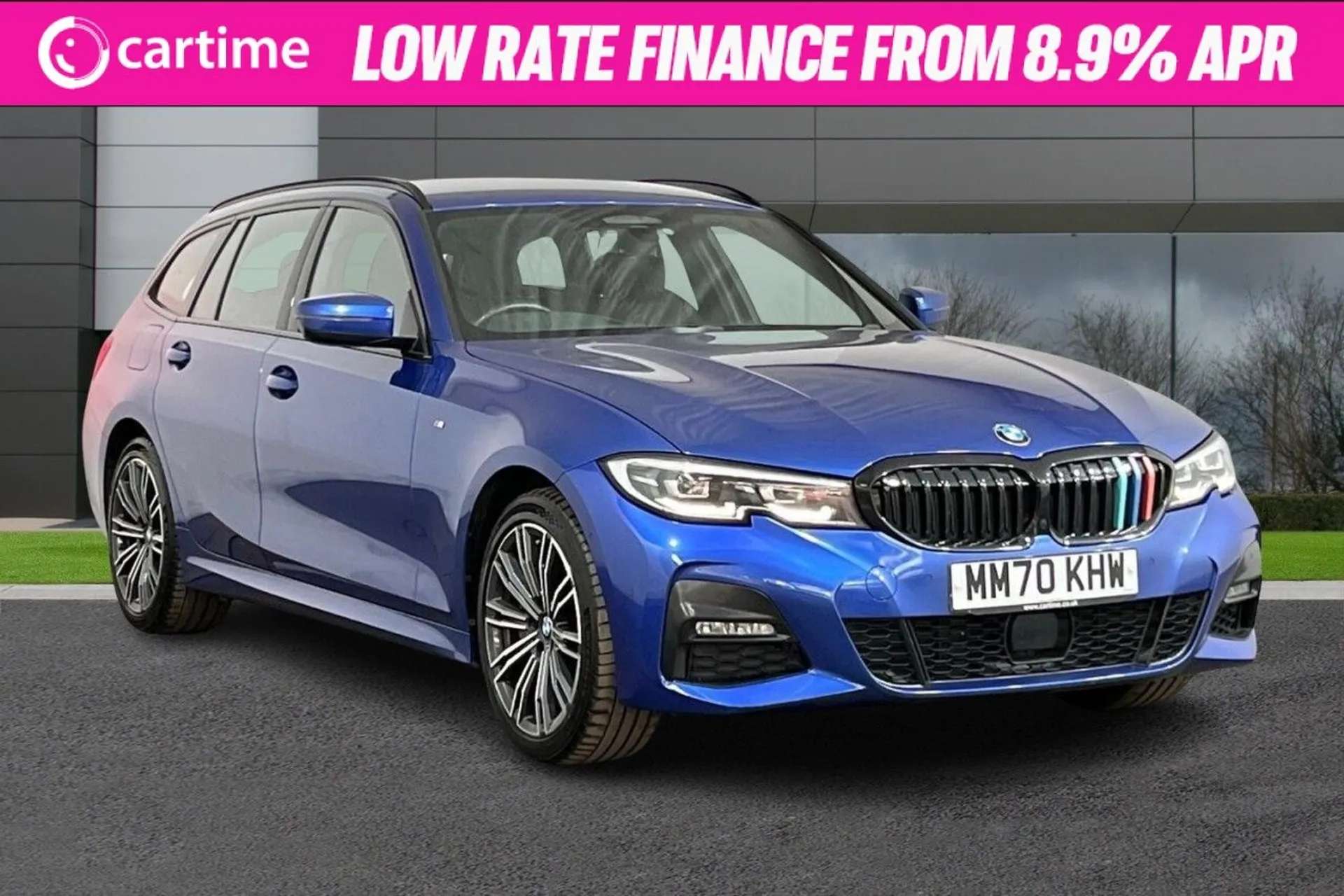 A 2021 BMW 3 SERIES 2.0 330E M SPORT 5d 288 BHP Parking Assistant, Reverse Camera, Heated Front Seats, Satellite Navigation, Apple CarPlay Portimao Blue, 18-Inch Alloy Wh A 2021 BMW 3 SERIES 2.0 330E M SPORT 5d 288 BHP Parking Assistant, Reverse Camera, Heated Front Seats, Satellite Navigation, Apple CarPlay Portimao Blue, 18-Inch Alloy Wh