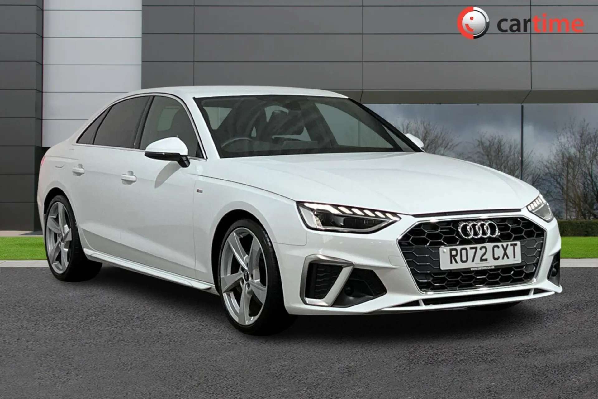 A 2022 AUDI A4 2.0 TFSI S LINE MHEV 4d 148 BHP Apple CarPlay, Heated Seats, Reversing Camera, LED Headlights, Parking Sensors Ibis White, 19-inch Alloy Wheels A 2022 AUDI A4 2.0 TFSI S LINE MHEV 4d 148 BHP Apple CarPlay, Heated Seats, Reversing Camera, LED Headlights, Parking Sensors Ibis White, 19-inch Alloy Wheels
