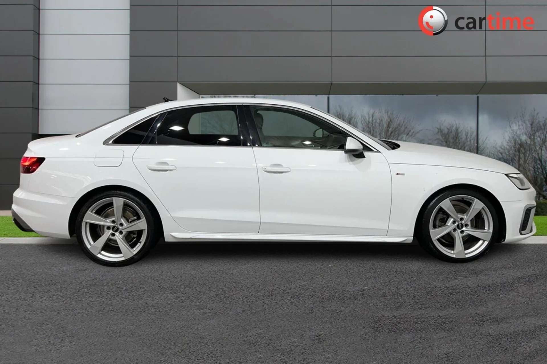 A 2022 AUDI A4 2.0 TFSI S LINE MHEV 4d 148 BHP Apple CarPlay, Heated Seats, Reversing Camera, LED Headlights, Parking Sensors Ibis White, 19-inch Alloy Wheels A 2022 AUDI A4 2.0 TFSI S LINE MHEV 4d 148 BHP Apple CarPlay, Heated Seats, Reversing Camera, LED Headlights, Parking Sensors Ibis White, 19-inch Alloy Wheels