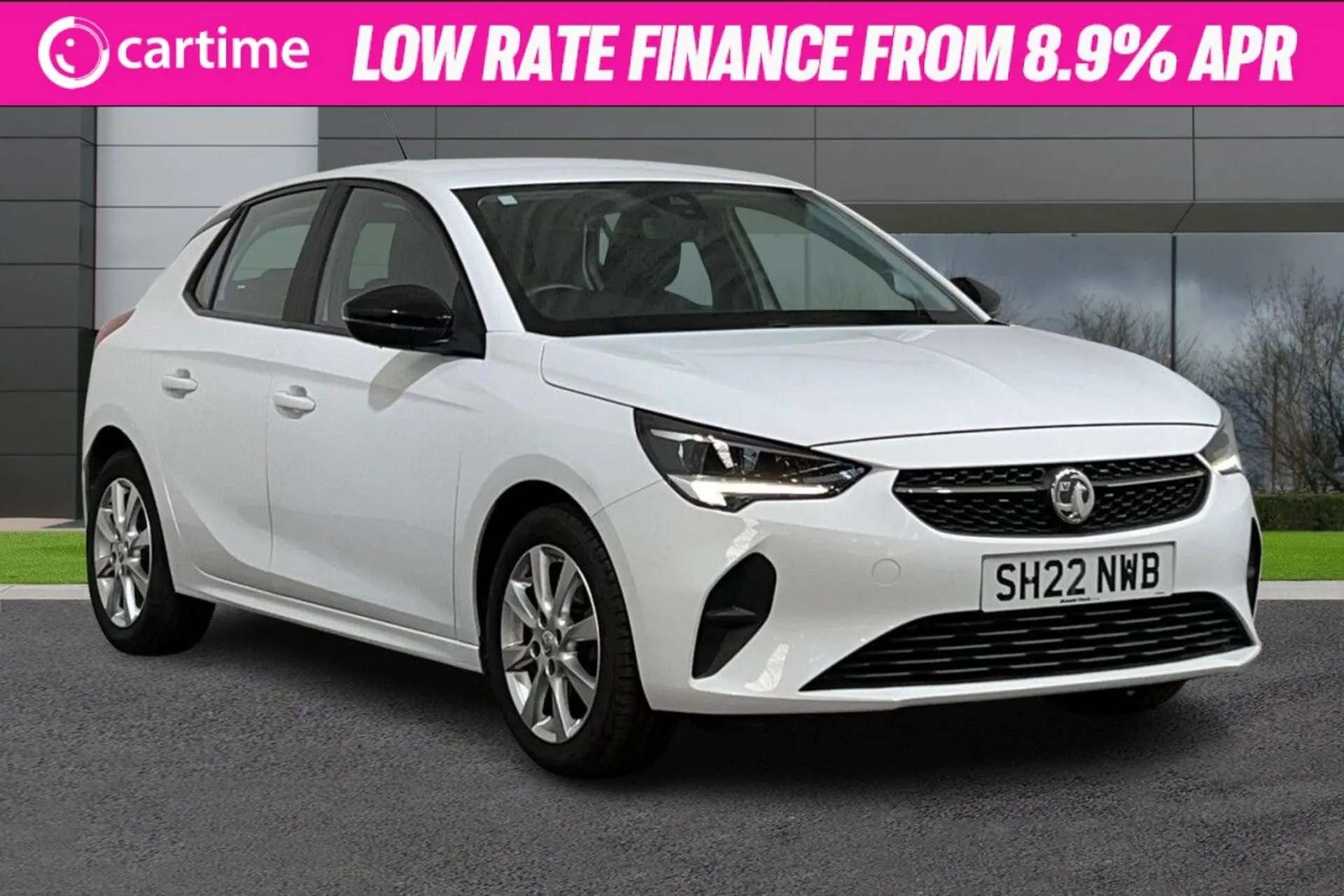 A 2022 VAUXHALL CORSA 1.2 SE EDITION 5d 74 BHP Comfort Front Seats, Cruise Control, LED Headlights, Air Conditioning, High Beam Assist Jade White, 16-Inch Alloy Wheels A 2022 VAUXHALL CORSA 1.2 SE EDITION 5d 74 BHP Comfort Front Seats, Cruise Control, LED Headlights, Air Conditioning, High Beam Assist Jade White, 16-Inch Alloy Wheels