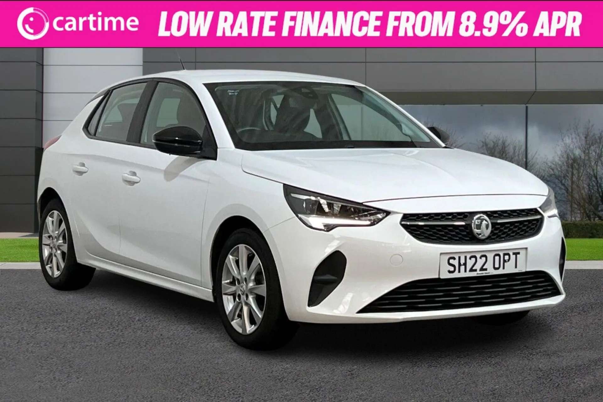 A 2022 VAUXHALL CORSA 1.2 SE EDITION 5d 74 BHP Comfort Front Seats, Cruise Control, LED Headlights, Air Conditioning, High Beam Assist Jade White, 16-Inch Alloy Wheels A 2022 VAUXHALL CORSA 1.2 SE EDITION 5d 74 BHP Comfort Front Seats, Cruise Control, LED Headlights, Air Conditioning, High Beam Assist Jade White, 16-Inch Alloy Wheels