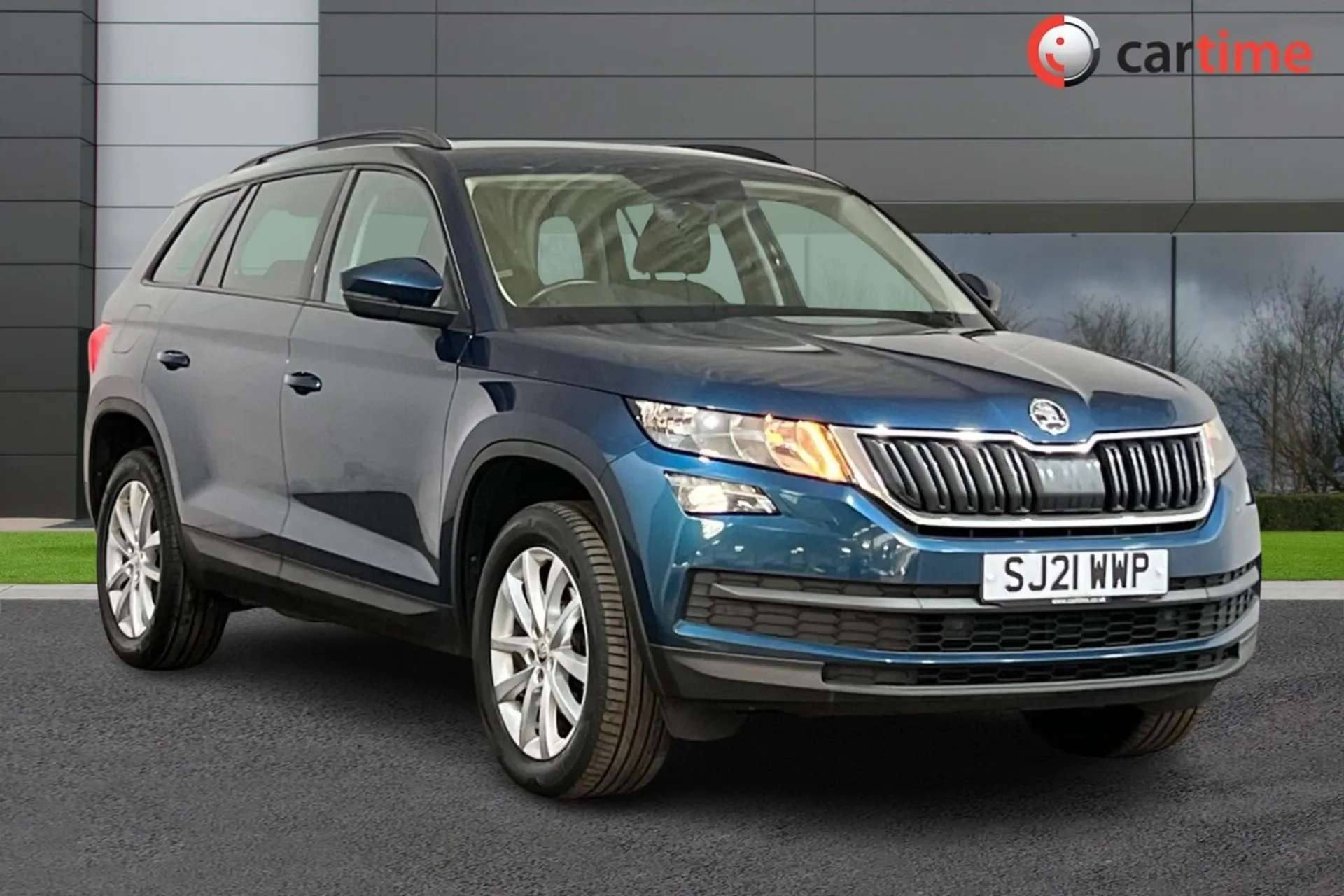 A 2021 SKODA KODIAQ 1.5 SE TSI DSG 5d 148 BHP Android Auto/Apple CarPlay, Cruise Control, DAB Radio, Bluetooth, Touchscreen Energy Blue, 18-Inch Alloy Wheels A 2021 SKODA KODIAQ 1.5 SE TSI DSG 5d 148 BHP Android Auto/Apple CarPlay, Cruise Control, DAB Radio, Bluetooth, Touchscreen Energy Blue, 18-Inch Alloy Wheels