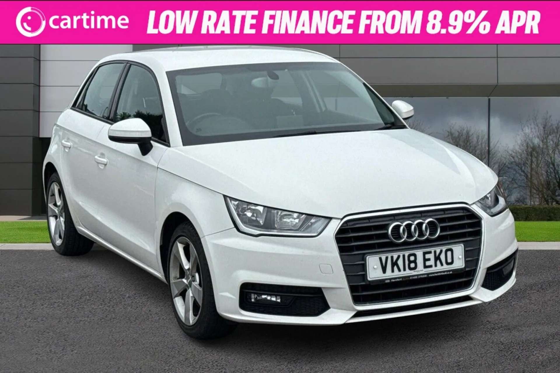 A 2018 AUDI A1 1.6 SPORTBACK TDI SPORT NAV 5d 114 BHP 6.5in Display, Bluetooth, DAB Digital Radio, Satellite Navigation, USB Connection Shell White, 16-Inch Alloy Wh A 2018 AUDI A1 1.6 SPORTBACK TDI SPORT NAV 5d 114 BHP 6.5in Display, Bluetooth, DAB Digital Radio, Satellite Navigation, USB Connection Shell White, 16-Inch Alloy Wh