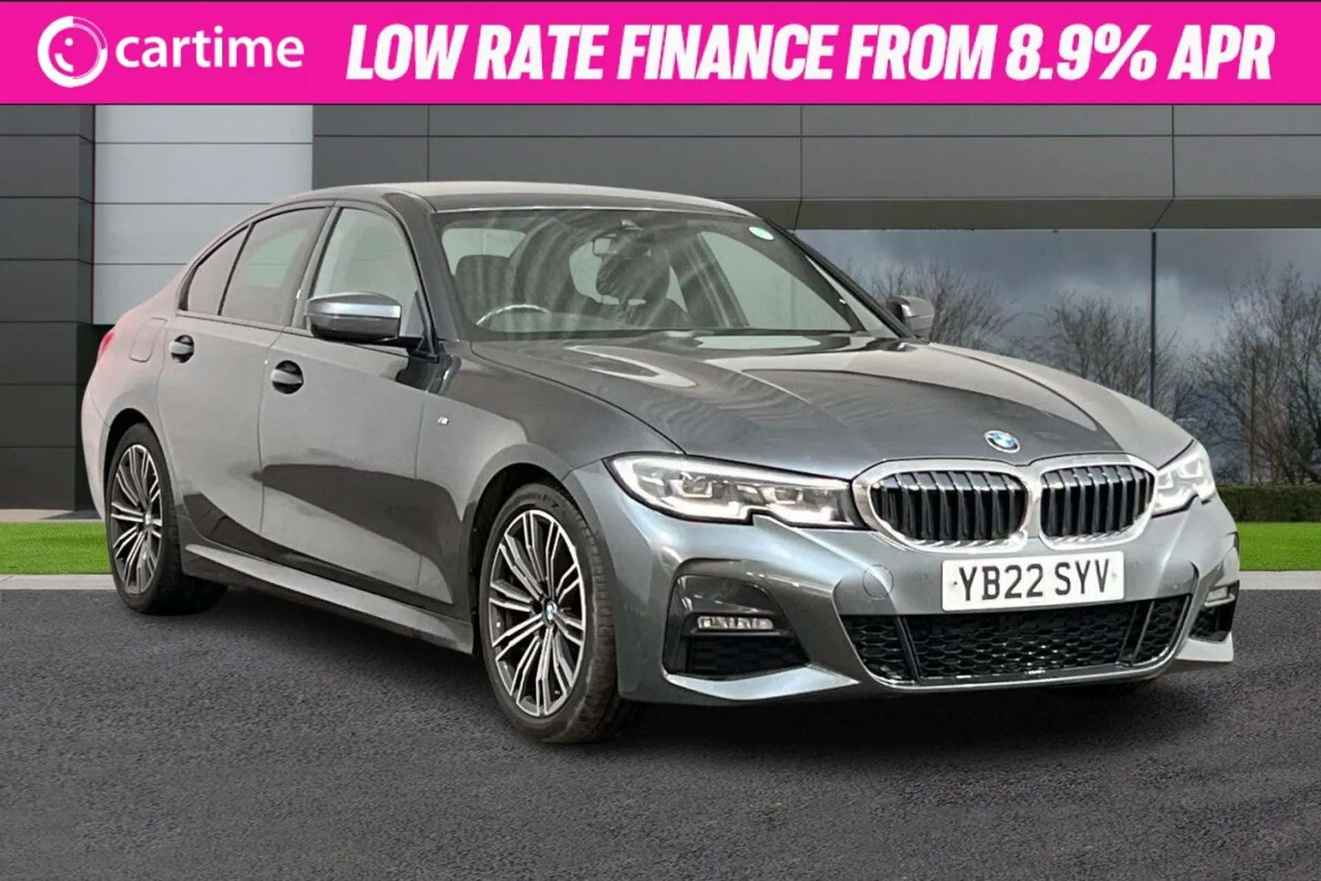A 2022 BMW 3 SERIES 2.0 320I M SPORT 4d 182 BHP Live Cockpit, Satellite Navigation, 18-Inch Alloys, Apple CarPlay, Park Distance Control Mineral Grey, 18-Inch Alloy Wheel A 2022 BMW 3 SERIES 2.0 320I M SPORT 4d 182 BHP Live Cockpit, Satellite Navigation, 18-Inch Alloys, Apple CarPlay, Park Distance Control Mineral Grey, 18-Inch Alloy Wheel