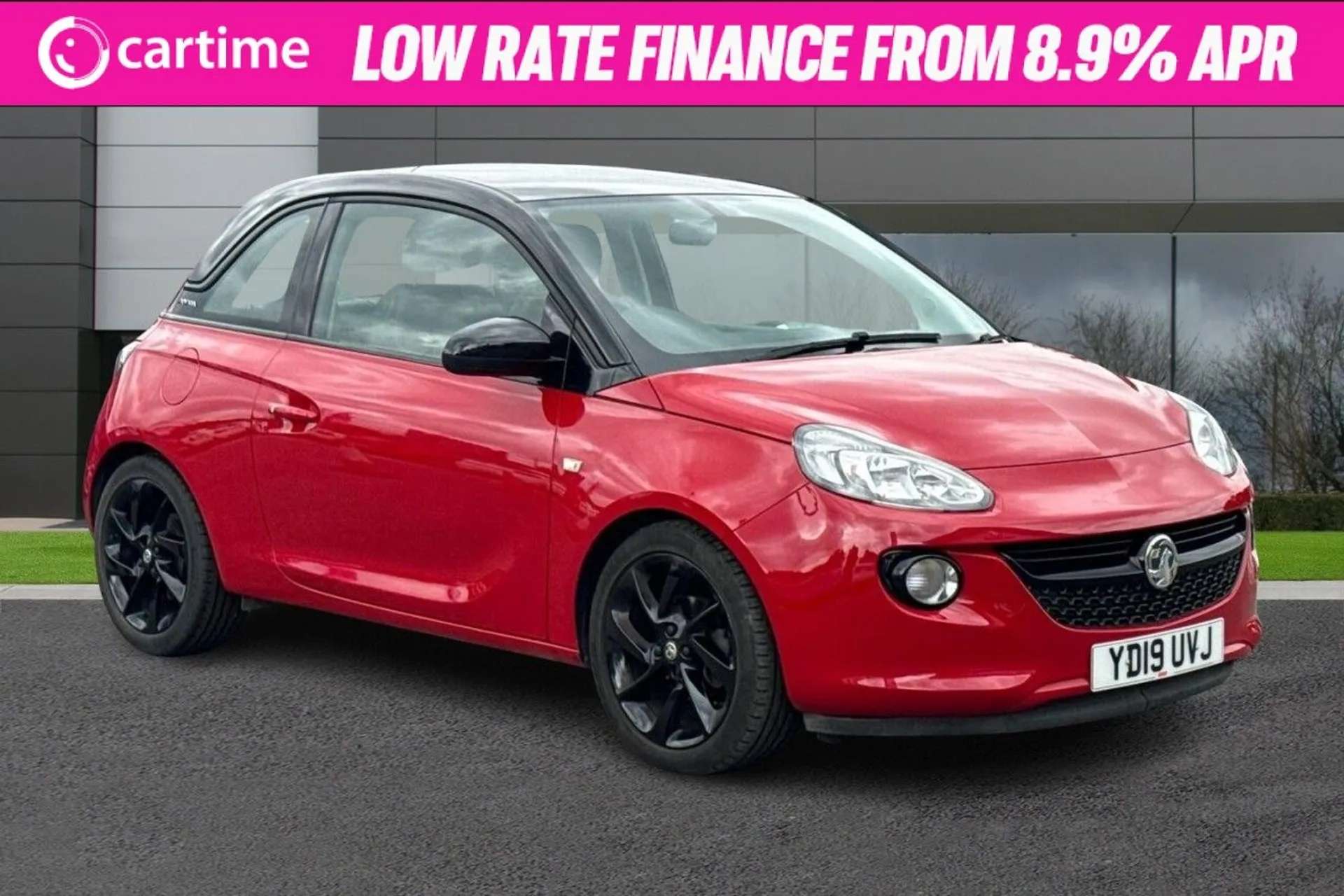 A 2019 VAUXHALL ADAM 1.2 GRIFFIN 3d 69 BHP Apple CarPlay / Android Auto, Air Conditioning, Cruise Control, Gloss Black Trim, DAB Digital Radio Red N Roll, 17-Inch Alloy Wh A 2019 VAUXHALL ADAM 1.2 GRIFFIN 3d 69 BHP Apple CarPlay / Android Auto, Air Conditioning, Cruise Control, Gloss Black Trim, DAB Digital Radio Red N Roll, 17-Inch Alloy Wh