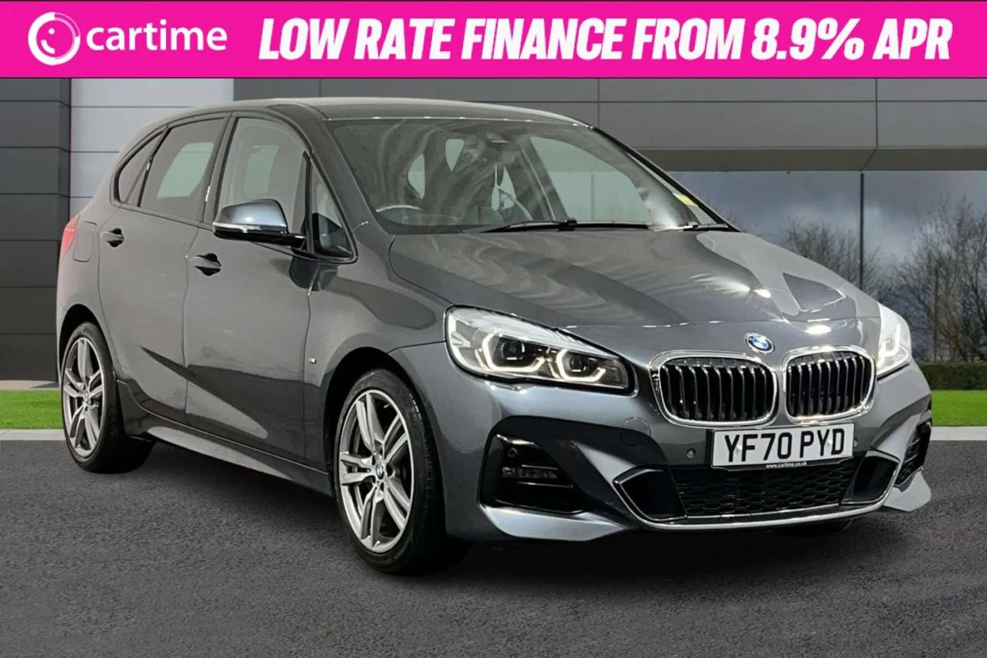 A 2020 BMW 2 SERIES 2.0 220D M SPORT ACTIVE TOURER 5d 188 BHP Privacy Glass, Leather Seating, Satellite Navigation, Cruise Control, LED Headlights Mineral Grey, 18-Inch A A 2020 BMW 2 SERIES 2.0 220D M SPORT ACTIVE TOURER 5d 188 BHP Privacy Glass, Leather Seating, Satellite Navigation, Cruise Control, LED Headlights Mineral Grey, 18-Inch A