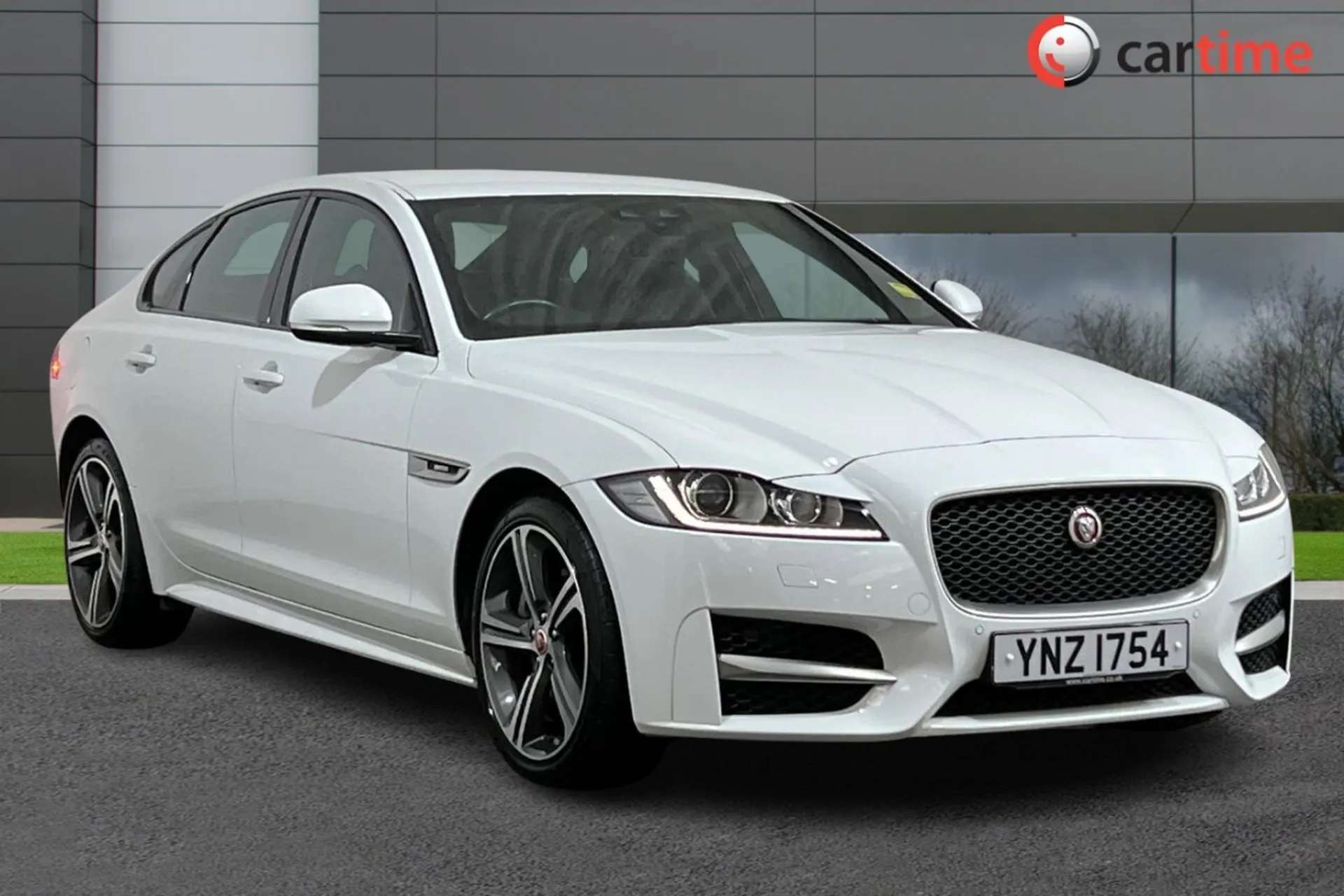 A 2018 JAGUAR XF 2.0 R-SPORT 4d 247 BHP Heated Front Seats, Heated Windscreen, 10-Inch Touchscreen, 360 Park Distance Control, Black Leather Interior Fuji White, 19-In A 2018 JAGUAR XF 2.0 R-SPORT 4d 247 BHP Heated Front Seats, Heated Windscreen, 10-Inch Touchscreen, 360 Park Distance Control, Black Leather Interior Fuji White, 19-In