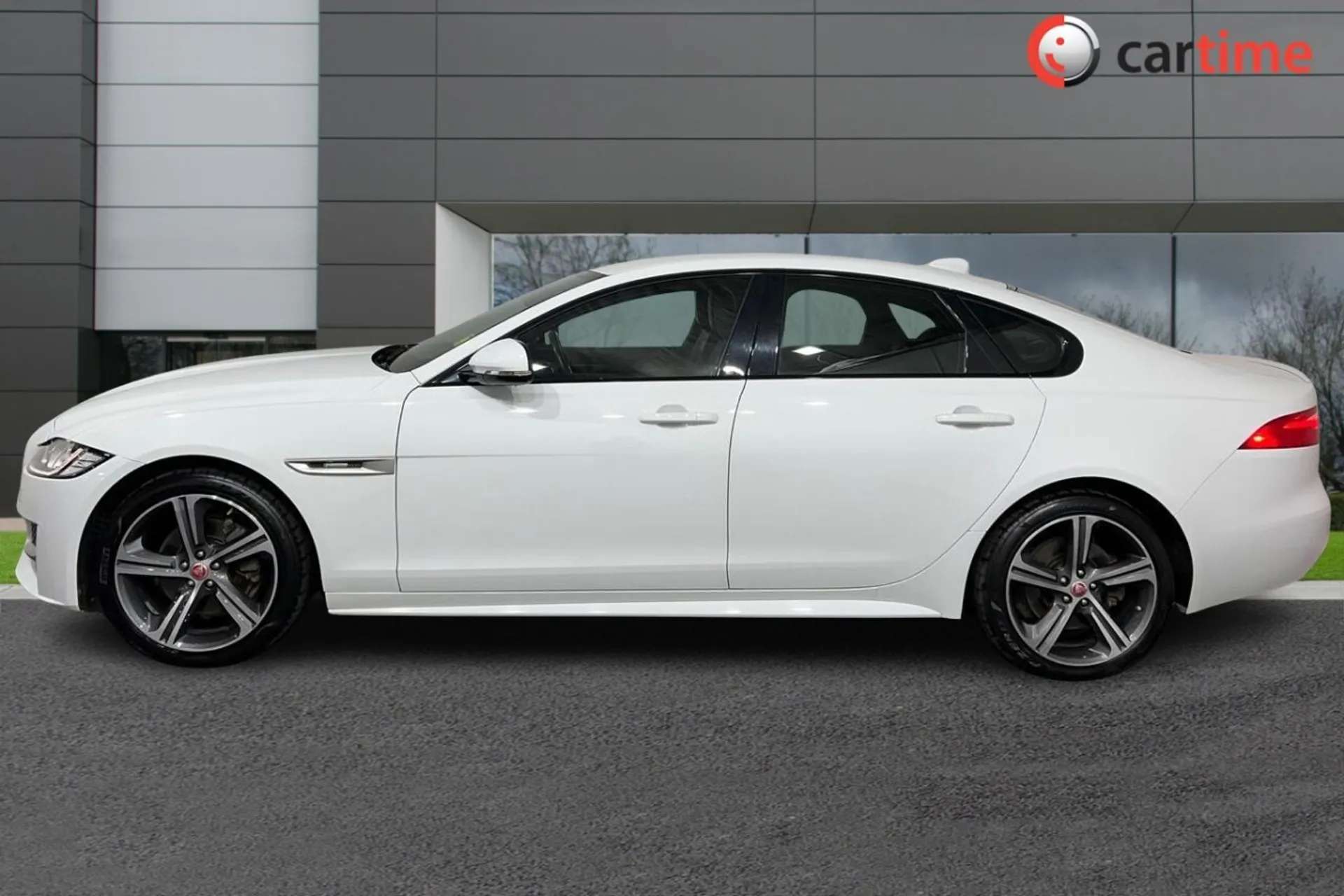A 2018 JAGUAR XF 2.0 R-SPORT 4d 247 BHP Heated Front Seats, Heated Windscreen, 10-Inch Touchscreen, 360 Park Distance Control, Black Leather Interior Fuji White, 19-In A 2018 JAGUAR XF 2.0 R-SPORT 4d 247 BHP Heated Front Seats, Heated Windscreen, 10-Inch Touchscreen, 360 Park Distance Control, Black Leather Interior Fuji White, 19-In