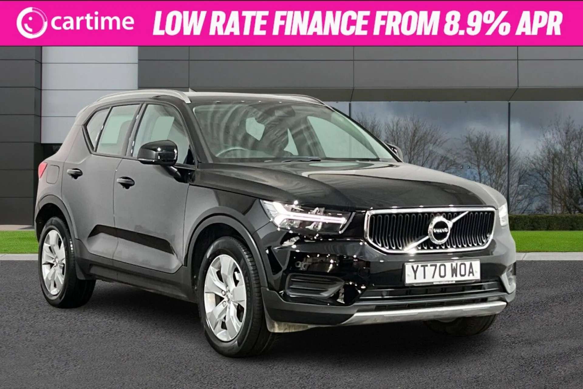 A 2020 VOLVO XC40 1.5 T3 MOMENTUM 5d 161 BHP Satellite Navigation, 9-Inch Touchscreen, Auto LED Lights, Cruise Control, Bluetooth Black Stone, 18-Inch Alloy Wheels A 2020 VOLVO XC40 1.5 T3 MOMENTUM 5d 161 BHP Satellite Navigation, 9-Inch Touchscreen, Auto LED Lights, Cruise Control, Bluetooth Black Stone, 18-Inch Alloy Wheels