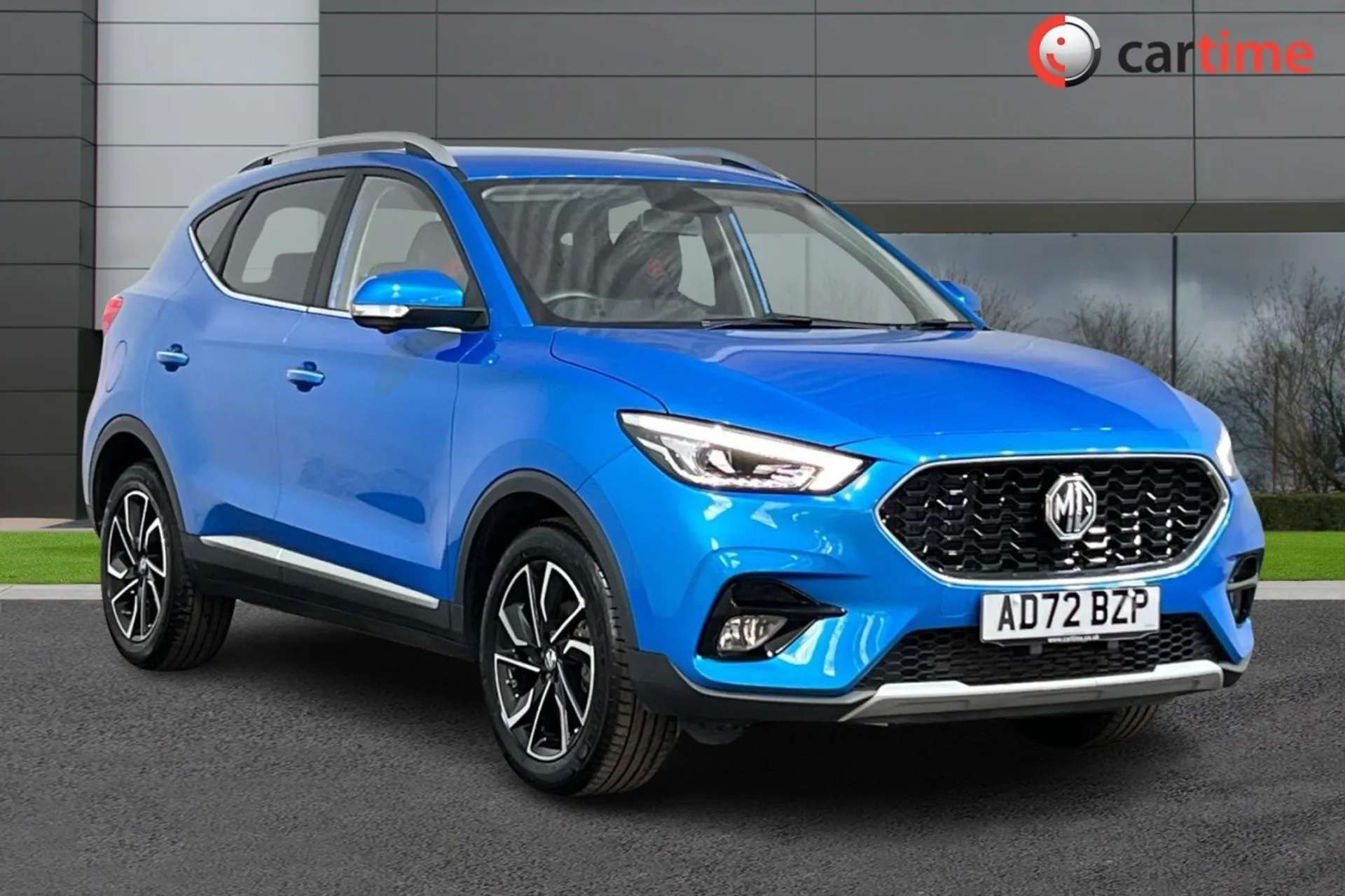 A 2023 MG MG ZS 1.0 EXCLUSIVE T-GDI 5d 110 BHP Heated Seats, 10-Inch Touchscreen, Blind Spot Monitoring, 360 Degree Camera, Keyless Entry Battersea Blue, 17-Inch Allo A 2023 MG MG ZS 1.0 EXCLUSIVE T-GDI 5d 110 BHP Heated Seats, 10-Inch Touchscreen, Blind Spot Monitoring, 360 Degree Camera, Keyless Entry Battersea Blue, 17-Inch Allo