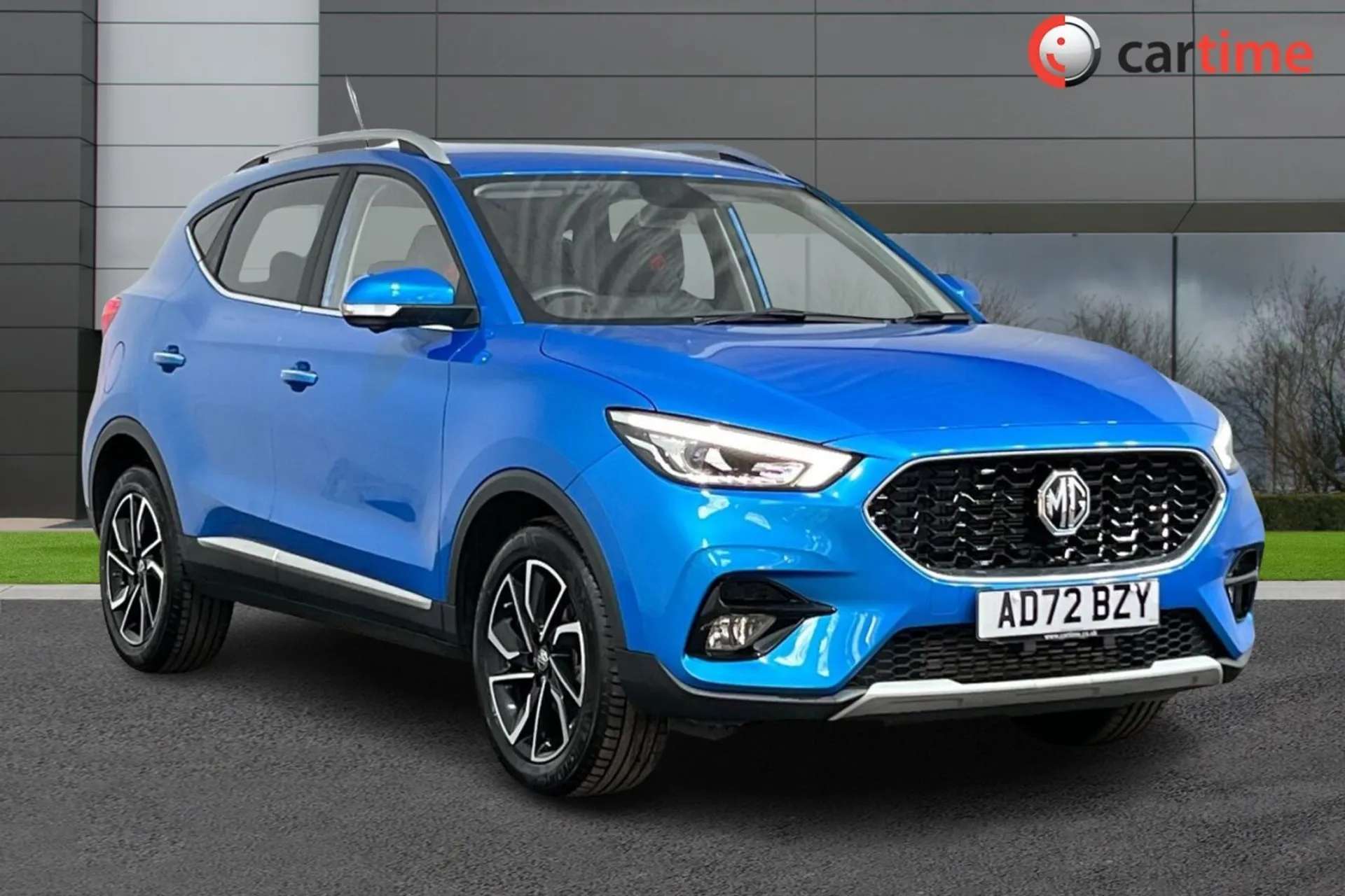 A 2023 MG MG ZS 1.0 EXCLUSIVE T-GDI 5d 110 BHP Heated Seats, 10-Inch Touchscreen, Blind Spot Monitoring, 360 Degree Camera, Keyless Entry Battersea Blue, 17-Inch Allo A 2023 MG MG ZS 1.0 EXCLUSIVE T-GDI 5d 110 BHP Heated Seats, 10-Inch Touchscreen, Blind Spot Monitoring, 360 Degree Camera, Keyless Entry Battersea Blue, 17-Inch Allo