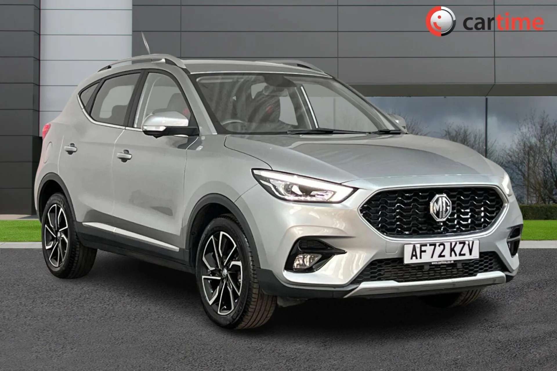 A 2023 MG MG ZS 1.0 EXCLUSIVE T-GDI 5d 110 BHP Heated Seats, 10-Inch Touchscreen, Blind Spot Monitoring, 360 Degree Camera, Keyless Entry Monument Silver, 17-Inch All A 2023 MG MG ZS 1.0 EXCLUSIVE T-GDI 5d 110 BHP Heated Seats, 10-Inch Touchscreen, Blind Spot Monitoring, 360 Degree Camera, Keyless Entry Monument Silver, 17-Inch All