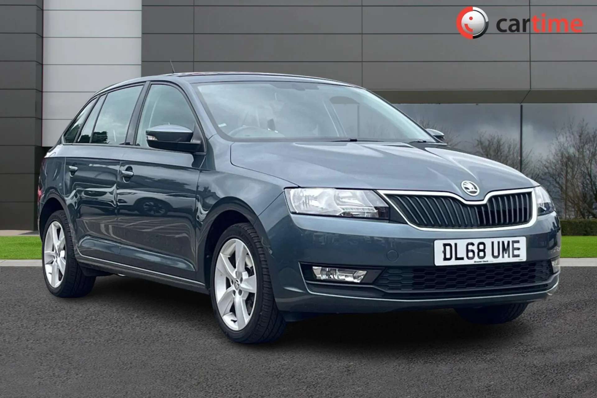 A 2018 SKODA RAPID 1.0 SPACEBACK SE TECH TSI 5d 109 BHP 6.5in Touchscreen, Satellite Navigation, Apple CarPlay / Android Auto, Rear Parking Sensors, 16-Inch Alloy Wheels A 2018 SKODA RAPID 1.0 SPACEBACK SE TECH TSI 5d 109 BHP 6.5in Touchscreen, Satellite Navigation, Apple CarPlay / Android Auto, Rear Parking Sensors, 16-Inch Alloy Wheels