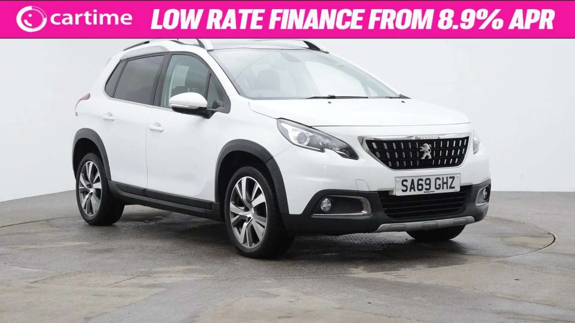 A 2019 PEUGEOT 2008 1.5 BLUEHDI ALLURE PREMIUM 5d 101 BHP Touchscreen, Bluetooth, DAB, USB, 17in Alloy Wheels Bianca White, 17in Alloys A 2019 PEUGEOT 2008 1.5 BLUEHDI ALLURE PREMIUM 5d 101 BHP Touchscreen, Bluetooth, DAB, USB, 17in Alloy Wheels Bianca White, 17in Alloys