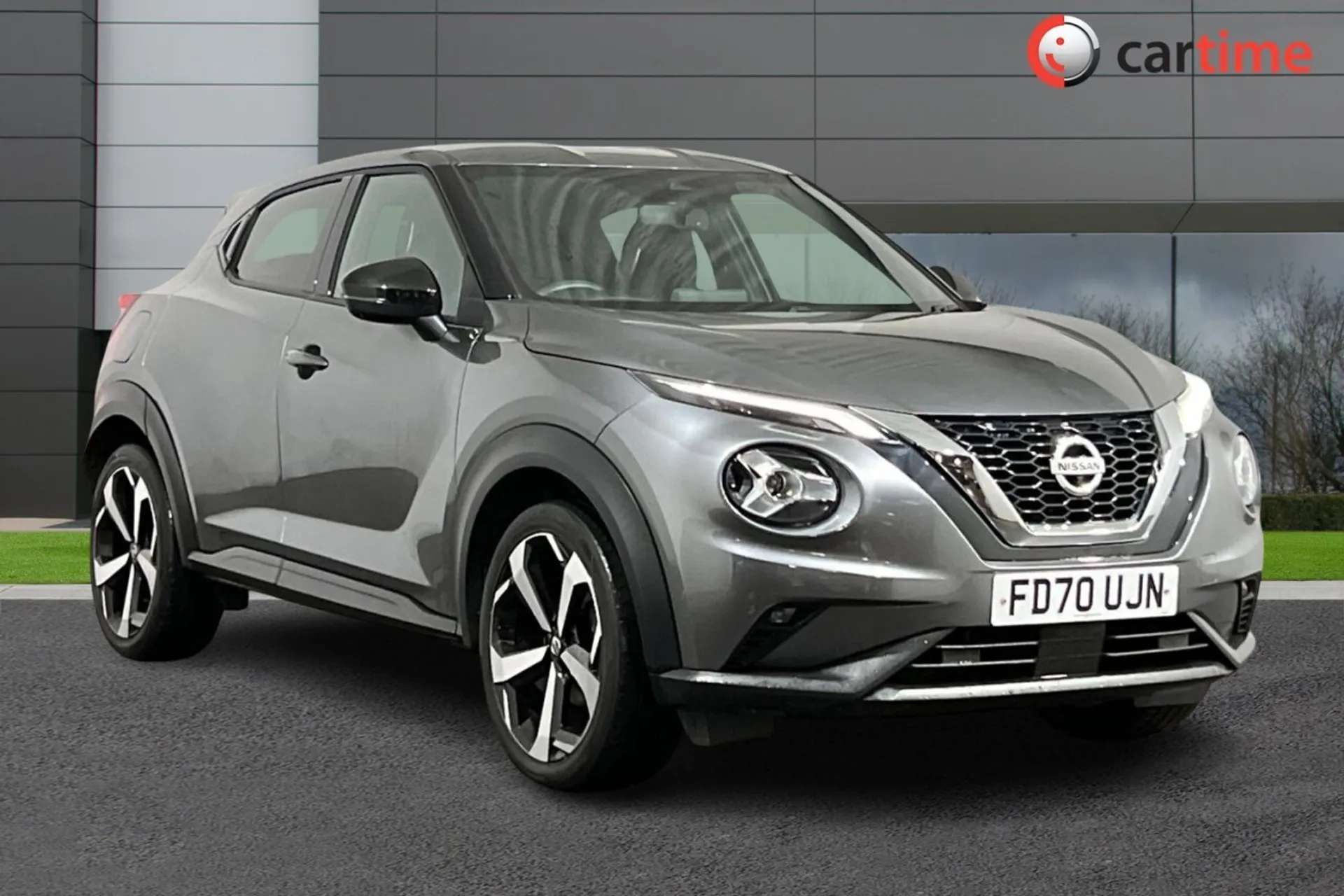 A 2021 NISSAN JUKE 1.0 DIG-T TEKNA DCT 5d 116 BHP Park Sensors, Bose Audio, Heated Seats, DAB, Bluetooth 19in Alloys, Gun Metallic Grey A 2021 NISSAN JUKE 1.0 DIG-T TEKNA DCT 5d 116 BHP Park Sensors, Bose Audio, Heated Seats, DAB, Bluetooth 19in Alloys, Gun Metallic Grey