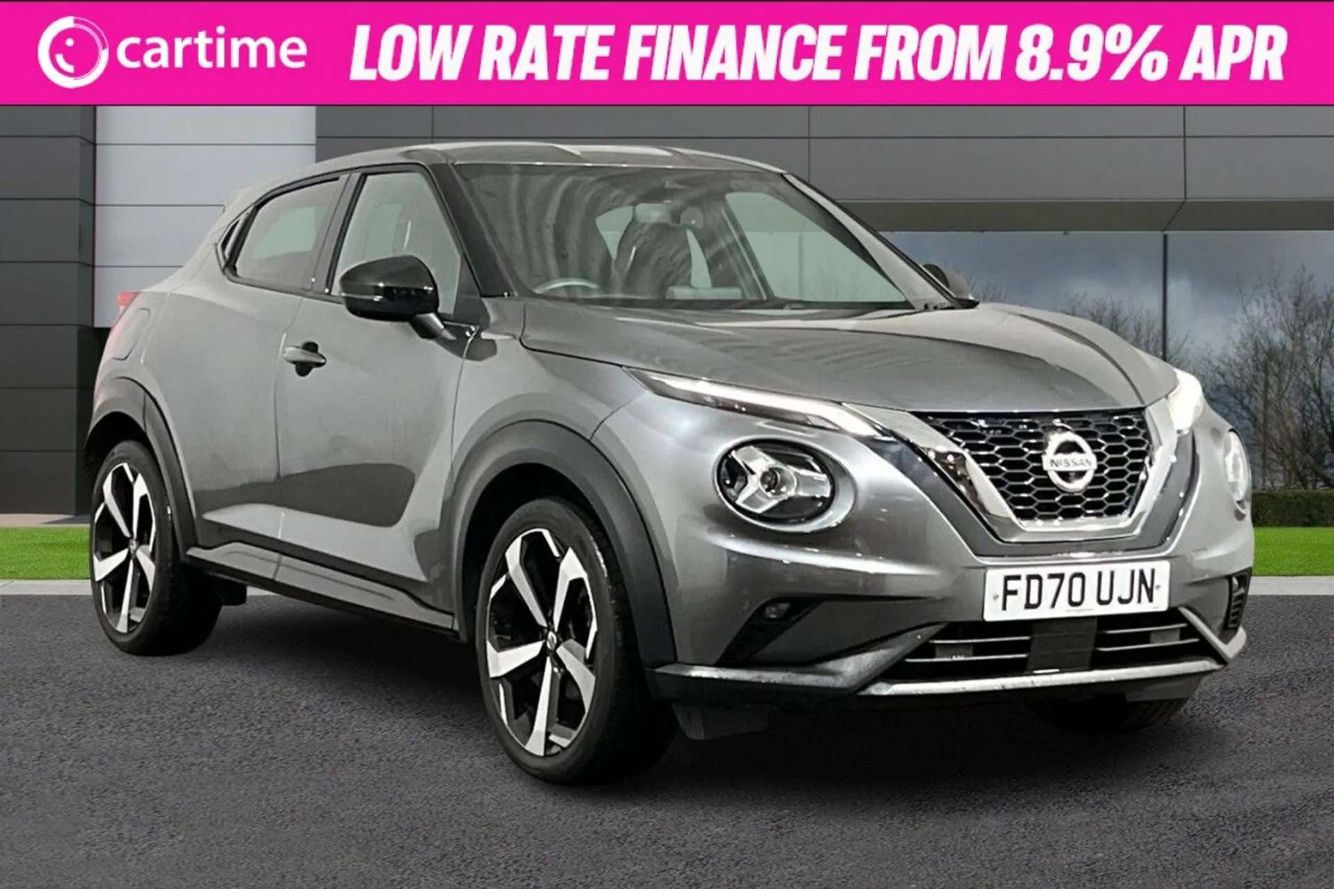 A 2021 NISSAN JUKE 1.0 DIG-T TEKNA DCT 5d 116 BHP Park Sensors, Bose Audio, Heated Seats, DAB, Bluetooth 19in Alloys, Gun Metallic Grey A 2021 NISSAN JUKE 1.0 DIG-T TEKNA DCT 5d 116 BHP Park Sensors, Bose Audio, Heated Seats, DAB, Bluetooth 19in Alloys, Gun Metallic Grey