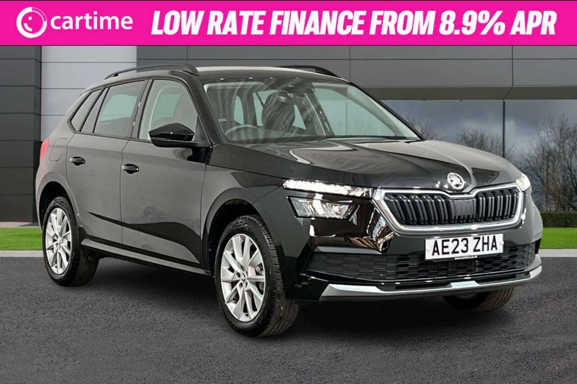 A 2023 SKODA KAMIQ 1.0 SE DRIVE TSI 5d 94 BHP Touchscreen, Satellite Navigation, Apple CarPlay / Android Auto, Rear Parking Sensors, DAB Digital Radio Black Magic, 17in A 2023 SKODA KAMIQ 1.0 SE DRIVE TSI 5d 94 BHP Touchscreen, Satellite Navigation, Apple CarPlay / Android Auto, Rear Parking Sensors, DAB Digital Radio Black Magic, 17in