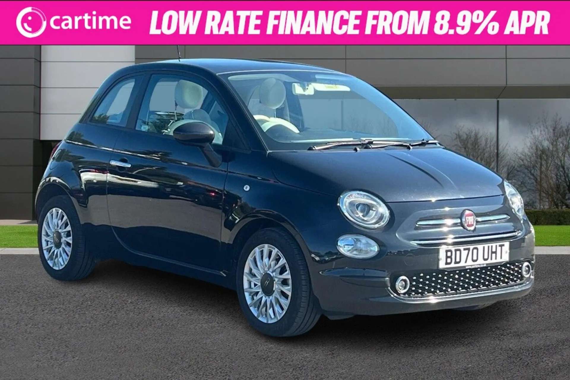 A 2021 FIAT 500 1.0 LOUNGE MHEV 3d 69 BHP Glass Roof, Air Conditioning, Cruise Control, Rear Parking Sensors, 7In Touchscreen, Android Auto/Apple CarPlay Crossover Bl A 2021 FIAT 500 1.0 LOUNGE MHEV 3d 69 BHP Glass Roof, Air Conditioning, Cruise Control, Rear Parking Sensors, 7In Touchscreen, Android Auto/Apple CarPlay Crossover Bl