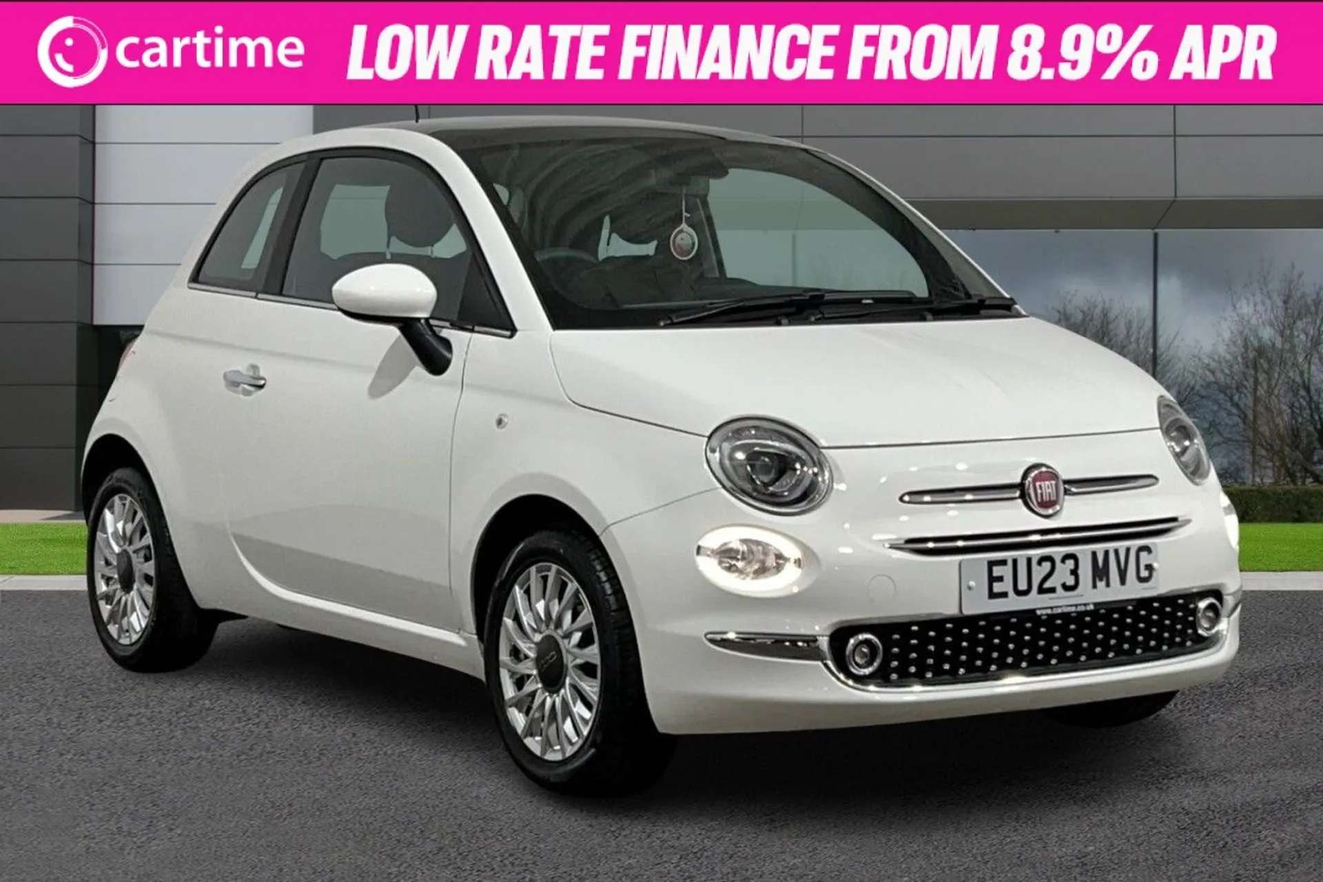 A 0 FIAT 500 1.0 STANDARD 3d 69 BHP Air Conditioning, 7-Inch Touchscreen, Apple CarPlay, DAB Radio, Sunroof Bossa Nova White, 15in Alloy Wheels A 0 FIAT 500 1.0 STANDARD 3d 69 BHP Air Conditioning, 7-Inch Touchscreen, Apple CarPlay, DAB Radio, Sunroof Bossa Nova White, 15in Alloy Wheels