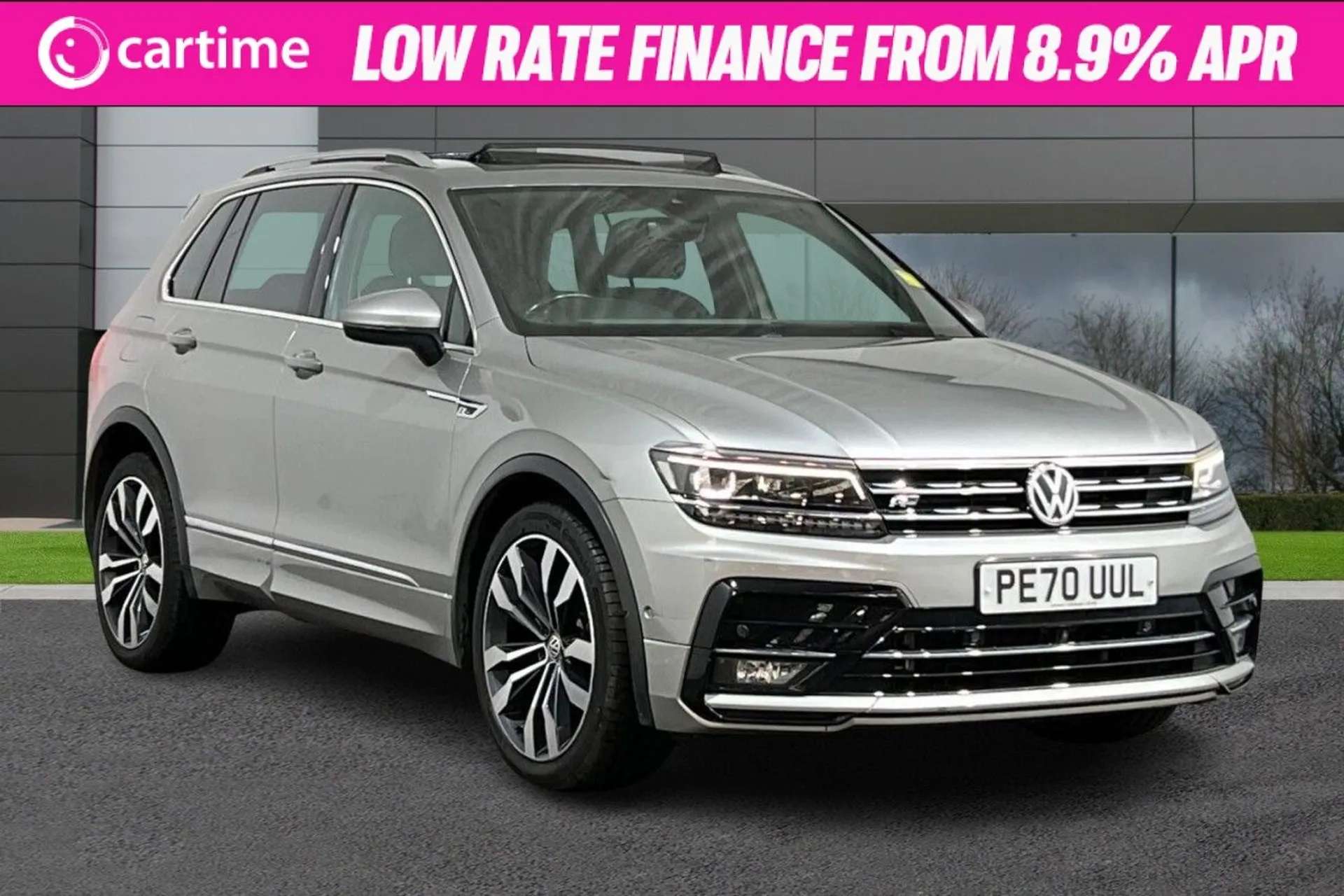 A 2020 VOLKSWAGEN TIGUAN 2.0 R-LINE TECH TDI DSG 5d AUTO 148 BHP Panoramic Roof, Digital Cockpit, Heated Seats, Parking Sensors, Car-Net App Connect Tungsten Silver, 20In Allo A 2020 VOLKSWAGEN TIGUAN 2.0 R-LINE TECH TDI DSG 5d AUTO 148 BHP Panoramic Roof, Digital Cockpit, Heated Seats, Parking Sensors, Car-Net App Connect Tungsten Silver, 20In Allo