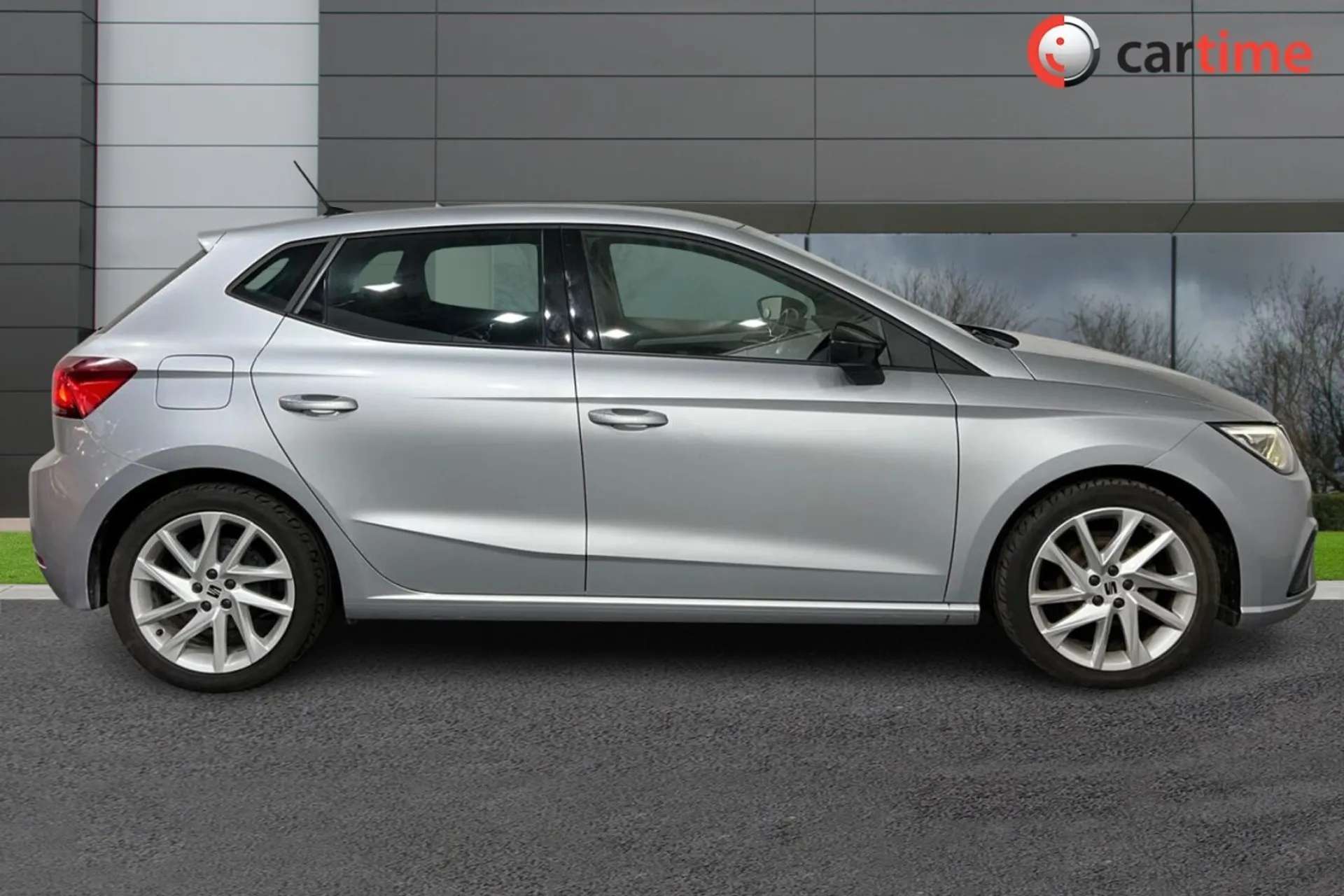 A 2022 SEAT IBIZA 1.0 TSI FR 5d 94 BHP Cruise Control, Android Auto/Apple CarPlay, Auto LED Headlights, 8-Inch Touchscreen, Privacy Glass Urban Silver, 17-Inch Alloy Wh A 2022 SEAT IBIZA 1.0 TSI FR 5d 94 BHP Cruise Control, Android Auto/Apple CarPlay, Auto LED Headlights, 8-Inch Touchscreen, Privacy Glass Urban Silver, 17-Inch Alloy Wh