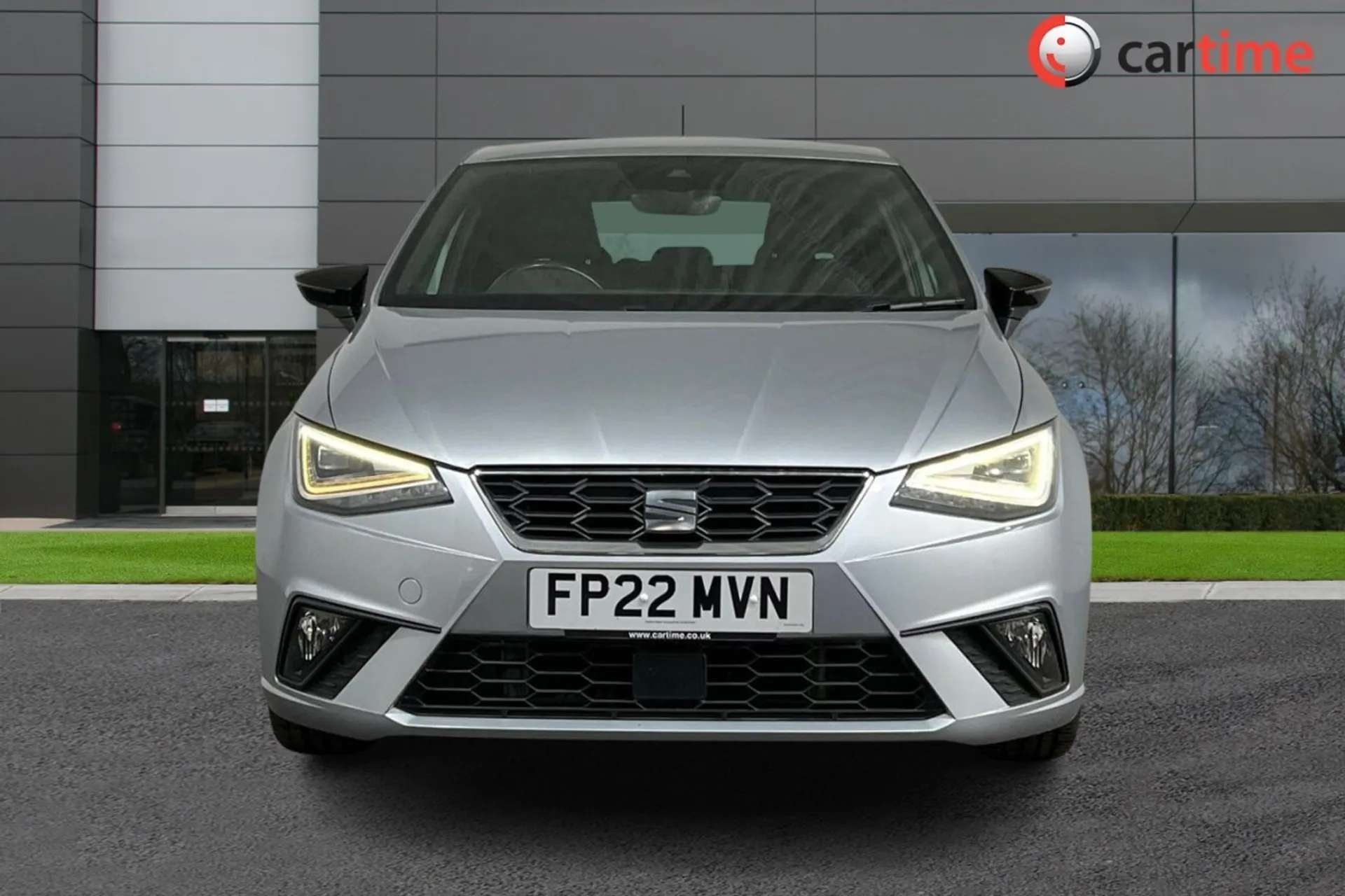 A 2022 SEAT IBIZA 1.0 TSI FR 5d 94 BHP Cruise Control, Android Auto/Apple CarPlay, Auto LED Headlights, 8-Inch Touchscreen, Privacy Glass Urban Silver, 17-Inch Alloy Wh A 2022 SEAT IBIZA 1.0 TSI FR 5d 94 BHP Cruise Control, Android Auto/Apple CarPlay, Auto LED Headlights, 8-Inch Touchscreen, Privacy Glass Urban Silver, 17-Inch Alloy Wh