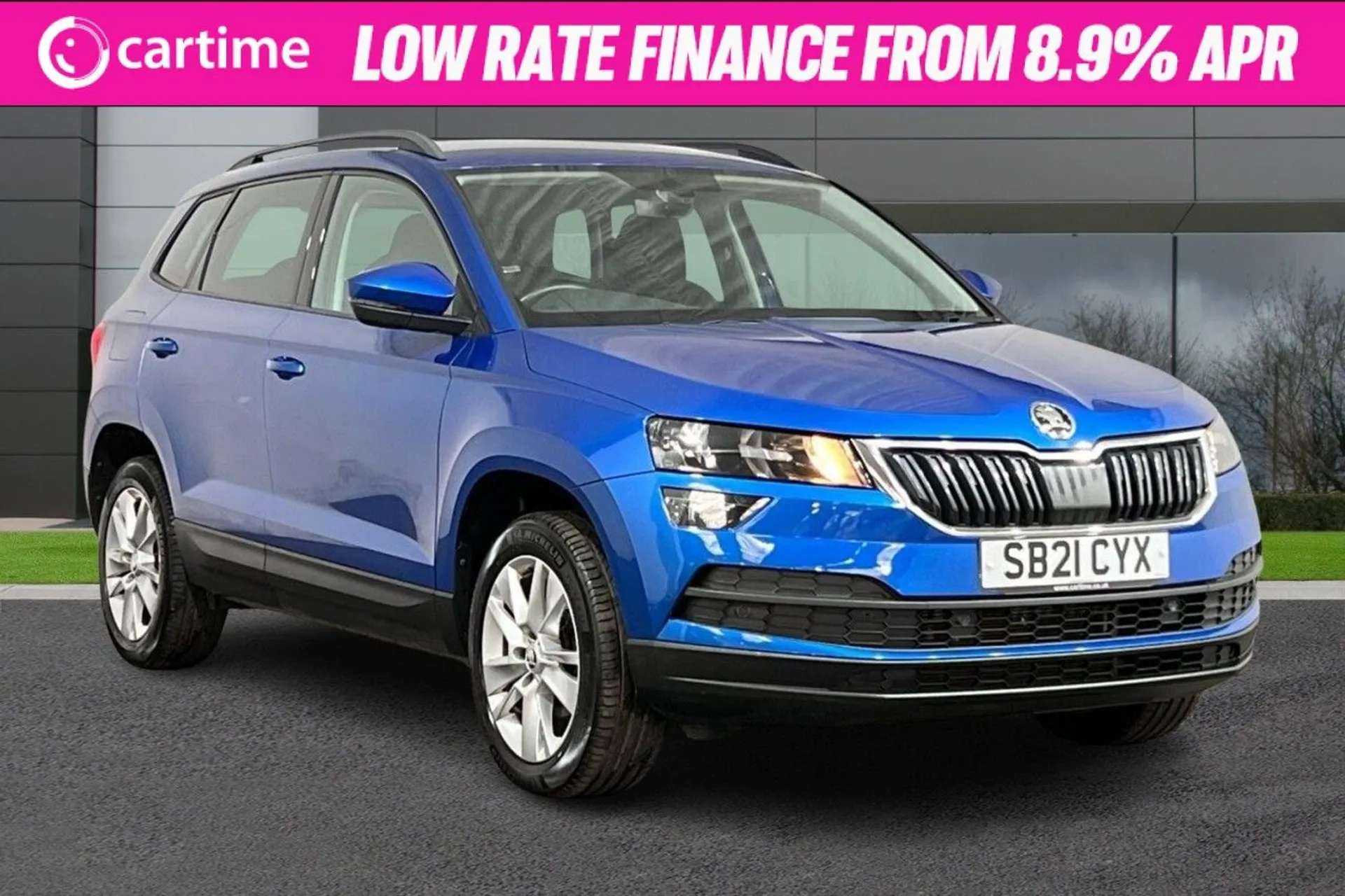 A 2021 SKODA KAROQ 1.5 SE TECHNOLOGY TSI DSG 5d 148 BHP Apple CarPlay / Android Auto, 8-Inch Touchscreen, Adaptive Cruise Control, Parking Sensors, DAB / Bluetooth Energ A 2021 SKODA KAROQ 1.5 SE TECHNOLOGY TSI DSG 5d 148 BHP Apple CarPlay / Android Auto, 8-Inch Touchscreen, Adaptive Cruise Control, Parking Sensors, DAB / Bluetooth Energ