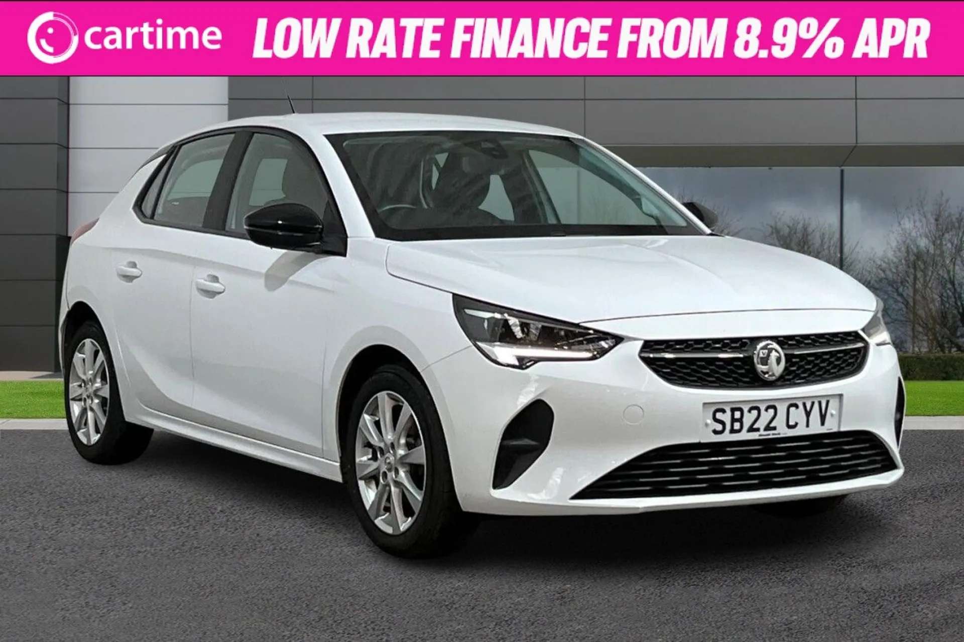 A 2022 VAUXHALL CORSA 1.2 SE EDITION 5d 74 BHP Comfort Front Seats, Cruise Control, LED Headlights, Air Conditioning, High Beam Assist Jade White, 16-Inch Alloy Wheels A 2022 VAUXHALL CORSA 1.2 SE EDITION 5d 74 BHP Comfort Front Seats, Cruise Control, LED Headlights, Air Conditioning, High Beam Assist Jade White, 16-Inch Alloy Wheels