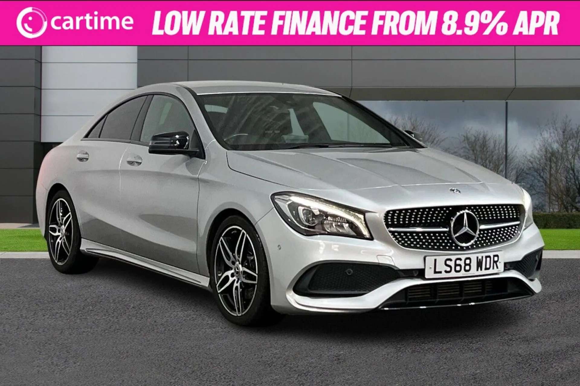 A 2018 MERCEDES-BENZ CLA CLASS 2.1 CLA 220 D AMG LINE 4d 174 BHP 8in Screen, Apple CarPlay / Android Auto, Reverse Camera, Park Sensors, Half Leather Polar Silver, Half Leather A 2018 MERCEDES-BENZ CLA CLASS 2.1 CLA 220 D AMG LINE 4d 174 BHP 8in Screen, Apple CarPlay / Android Auto, Reverse Camera, Park Sensors, Half Leather Polar Silver, Half Leather