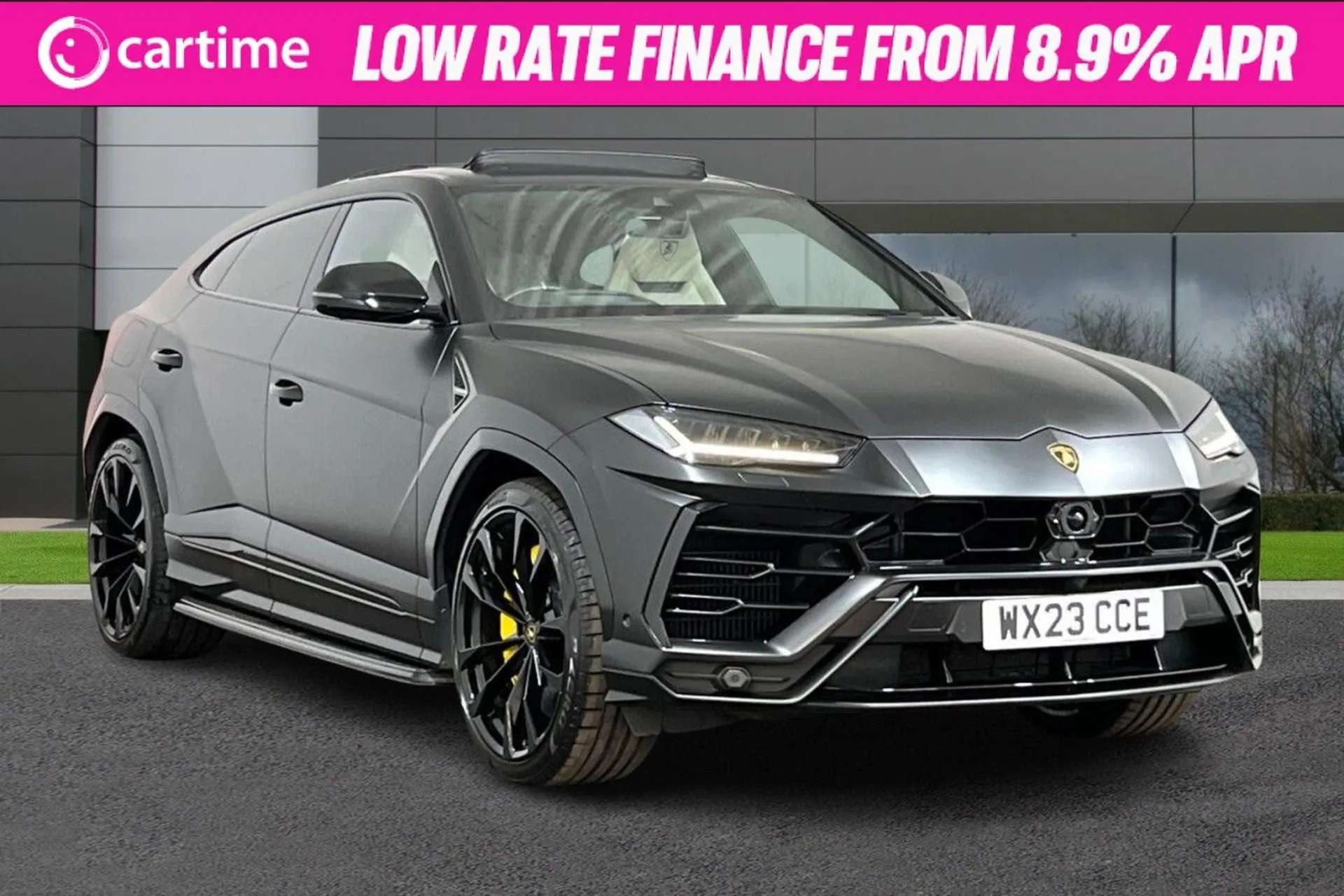 A 0 LAMBORGHINI URUS 4.0 V8 BiTurbo SUV 5dr Petrol Auto 4WD 650bhp Akrapovic Racing Exhaust, Panoramic Sunroof, Bang & Olufsen, Matt Black Wrap, 23in Taigete Alloys 23in A A 0 LAMBORGHINI URUS 4.0 V8 BiTurbo SUV 5dr Petrol Auto 4WD 650bhp Akrapovic Racing Exhaust, Panoramic Sunroof, Bang & Olufsen, Matt Black Wrap, 23in Taigete Alloys 23in A