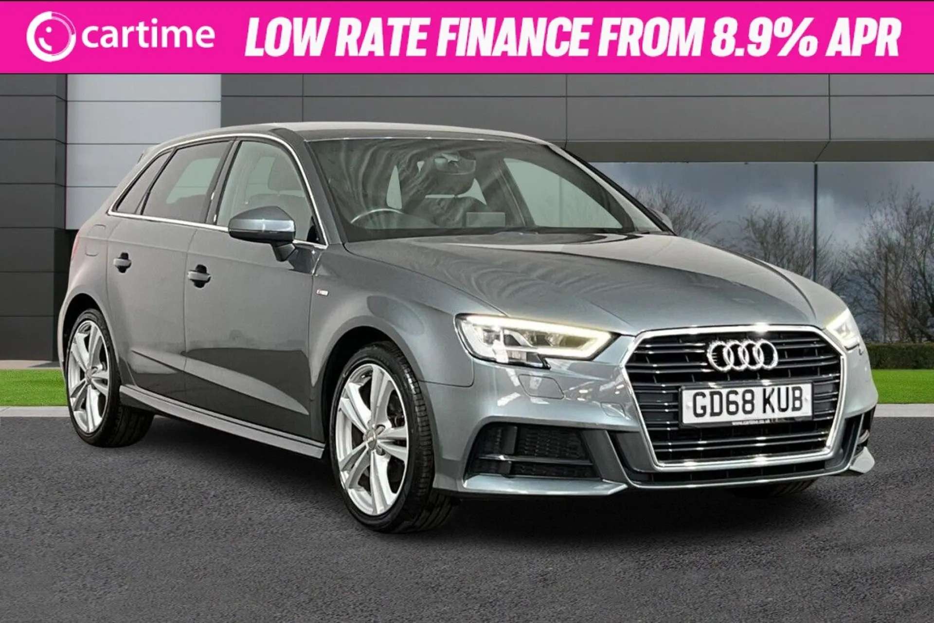 A 2019 AUDI A3 1.5 SPORTBACK TFSI S LINE 5d 148 BHP Rear Park Sensors, Android Auto/Apple CarPlay, Cruise Control, DAB Radio, Sat Nav 18in Alloys, Daytona Grey A 2019 AUDI A3 1.5 SPORTBACK TFSI S LINE 5d 148 BHP Rear Park Sensors, Android Auto/Apple CarPlay, Cruise Control, DAB Radio, Sat Nav 18in Alloys, Daytona Grey
