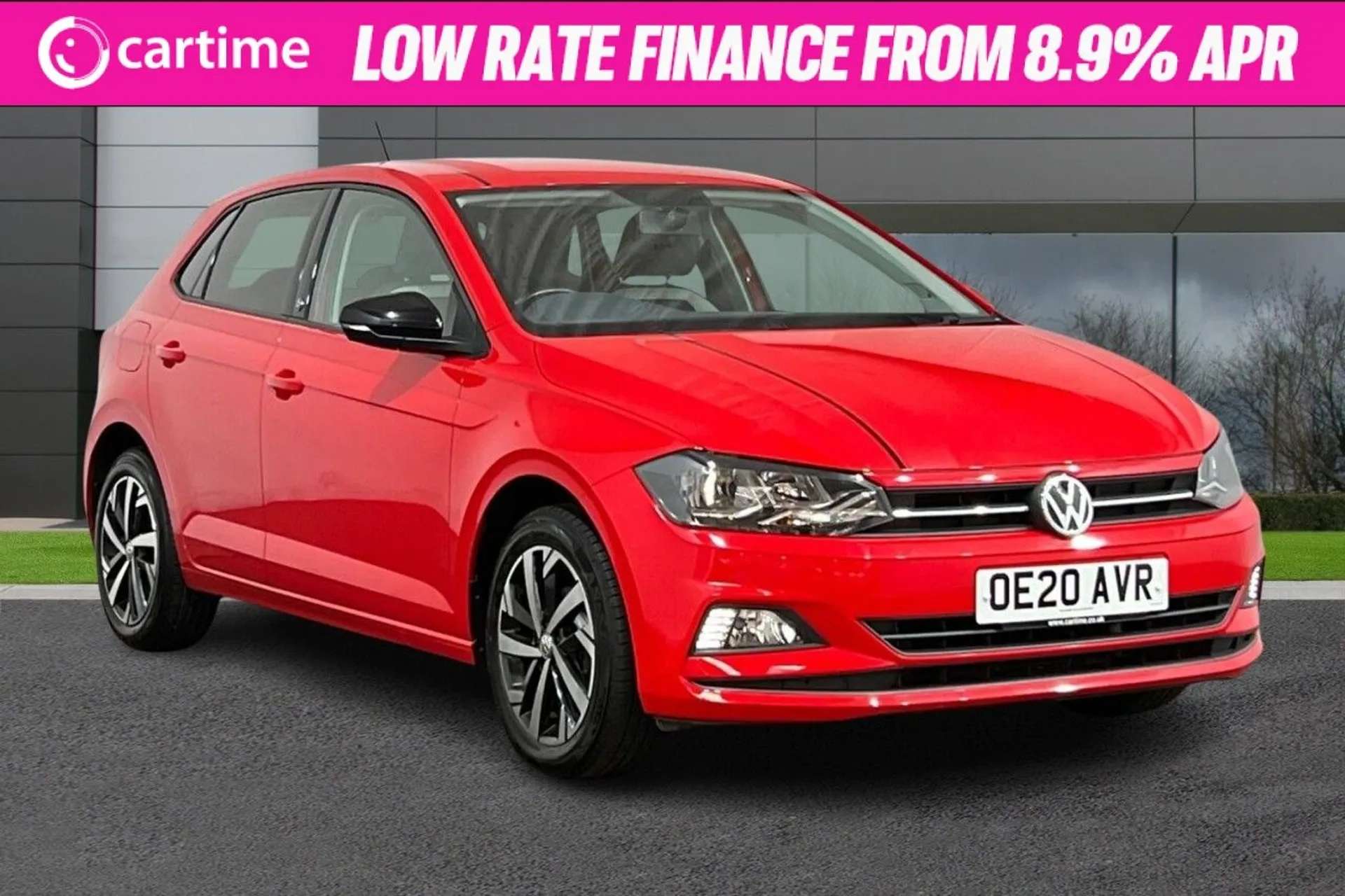 A 2020 VOLKSWAGEN POLO 1.0 BEATS TSI 5d 94 BHP 8in Touchscreen Display, Apple CarPlay / Android Auto, DAB / Bluetooth / USB, Flash Red / 16in Alloys 16in Alloys, Elec Mirror A 2020 VOLKSWAGEN POLO 1.0 BEATS TSI 5d 94 BHP 8in Touchscreen Display, Apple CarPlay / Android Auto, DAB / Bluetooth / USB, Flash Red / 16in Alloys 16in Alloys, Elec Mirror