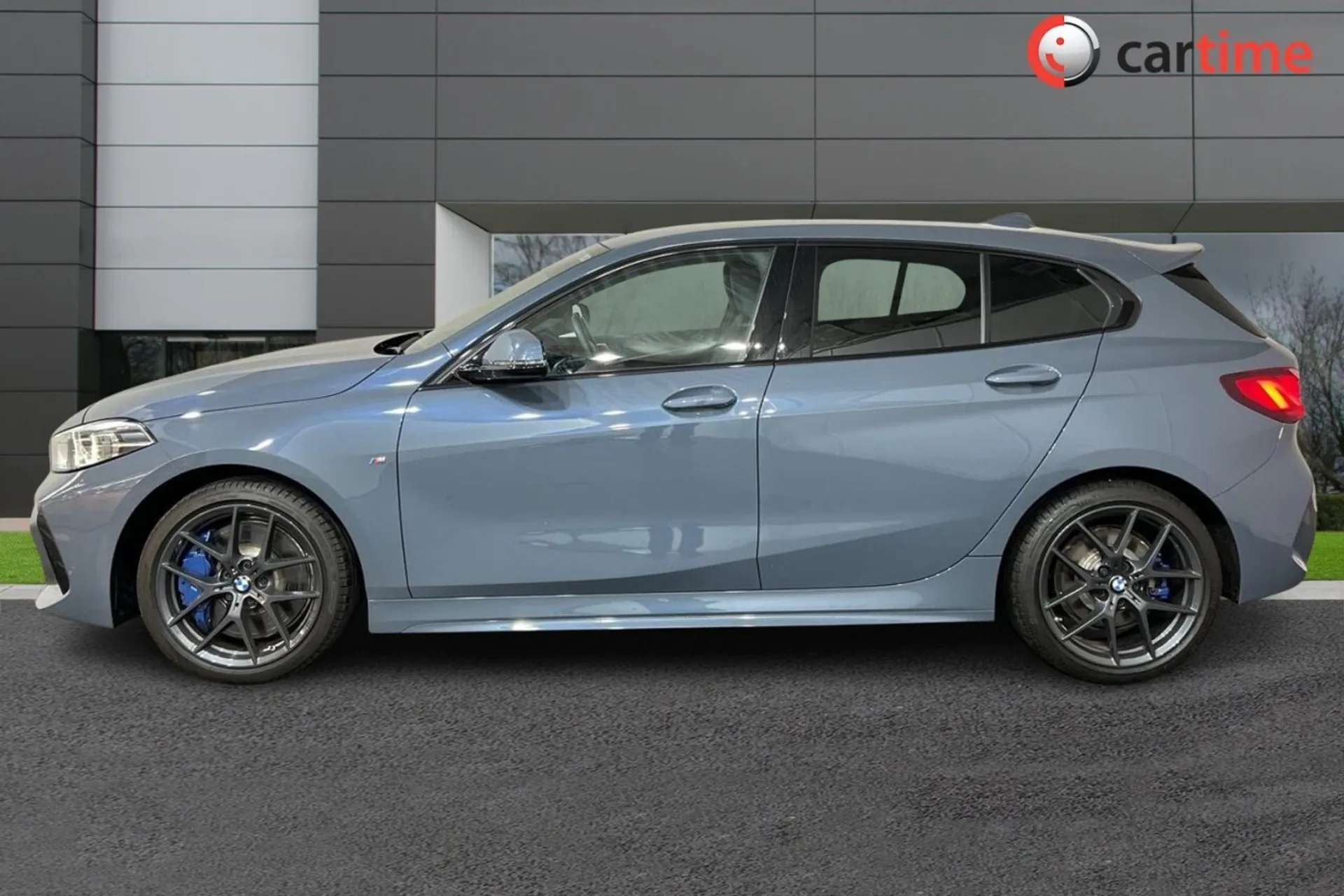 A 0 BMW 1 SERIES 1.5 118I M SPORT 5d 135 BHP 10in Touchscreen, Apple CarPlay / Android Auto, Front / Rear Park Sensors, DAB - Digital Radio, Hands Free Storm Bay Grey, A 0 BMW 1 SERIES 1.5 118I M SPORT 5d 135 BHP 10in Touchscreen, Apple CarPlay / Android Auto, Front / Rear Park Sensors, DAB - Digital Radio, Hands Free Storm Bay Grey,
