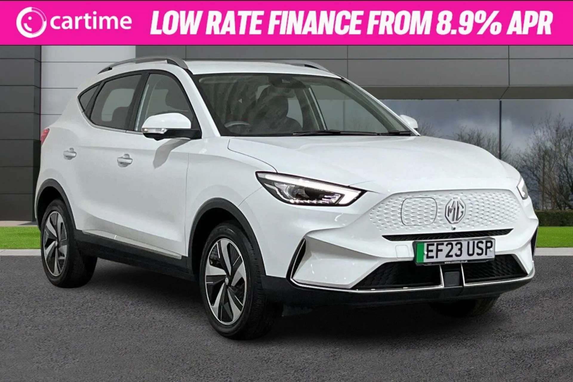 A 2023 MG MG ZS TROPHY CONNECT 5d 175 BHP 8in Satellite Navigation, Rear Parking Sensors, Apple CarPlay / Android Auto, DAB / Bluetooth / USB, 17in Alloys / Arctic Wh A 2023 MG MG ZS TROPHY CONNECT 5d 175 BHP 8in Satellite Navigation, Rear Parking Sensors, Apple CarPlay / Android Auto, DAB / Bluetooth / USB, 17in Alloys / Arctic Wh