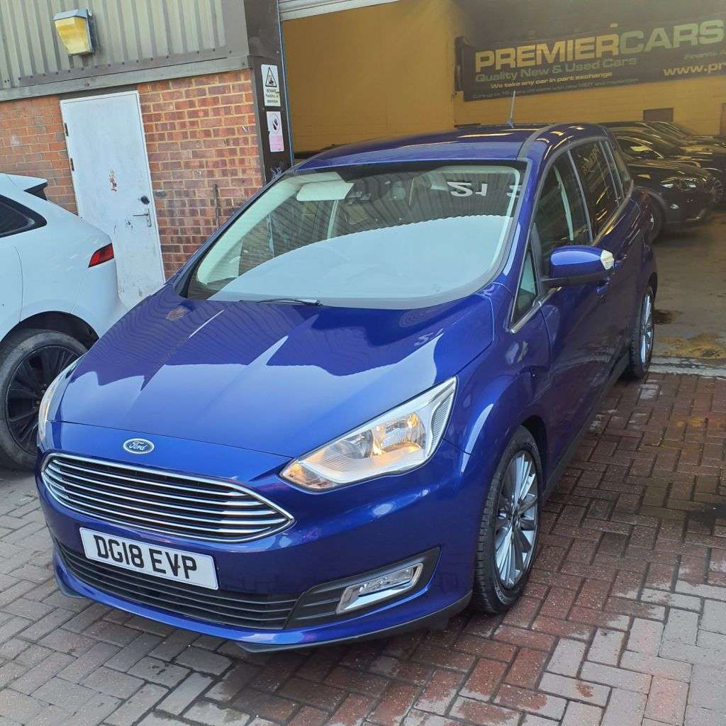 A 2018 FORD GRAND C-MAX 1.0T EcoBoost GPF Titanium MPV 5dr Petrol Manual Euro 6 (s/s) (125 ps) 6 MO A 2018 FORD GRAND C-MAX 1.0T EcoBoost GPF Titanium MPV 5dr Petrol Manual Euro 6 (s/s) (125 ps) 6 MO