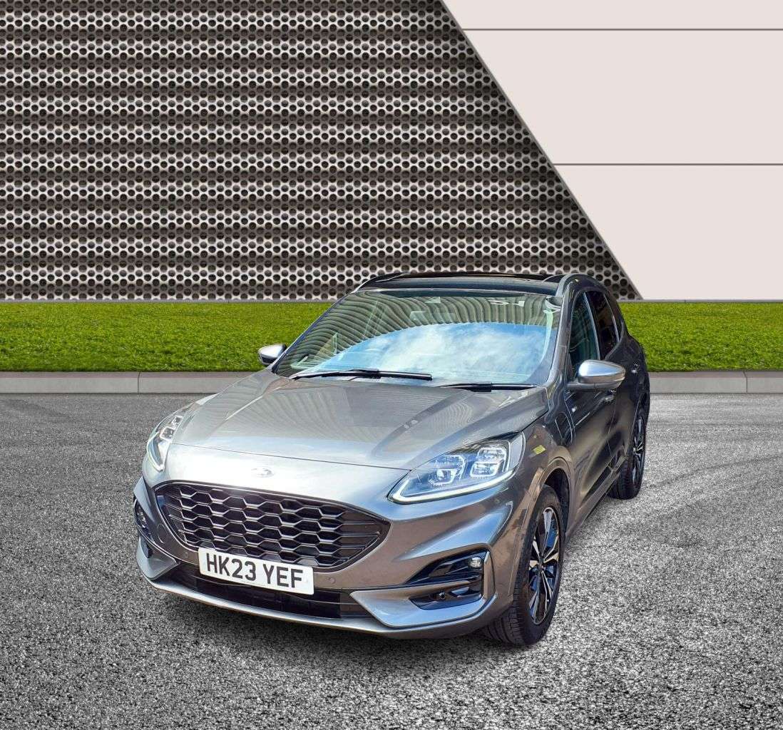 A 2023 FORD KUGA 2.5 EcoBoost Duratec 14.4kWh ST-Line X SUV 5dr Petrol Plug-in Hybrid CVT Eu A 2023 FORD KUGA 2.5 EcoBoost Duratec 14.4kWh ST-Line X SUV 5dr Petrol Plug-in Hybrid CVT Eu
